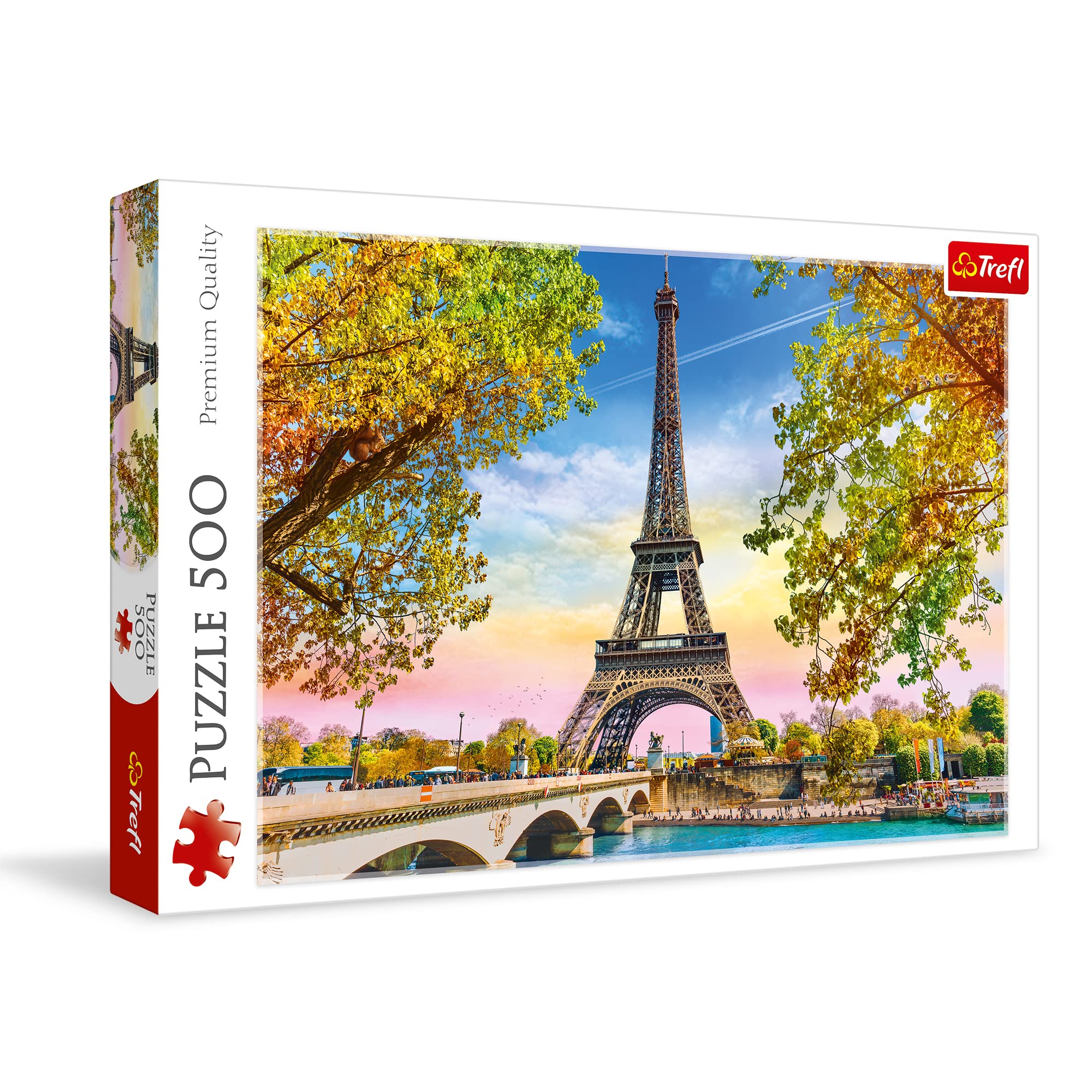 Trefl 500 Piece Jigsaw Puzzles, Romantic Paris, France