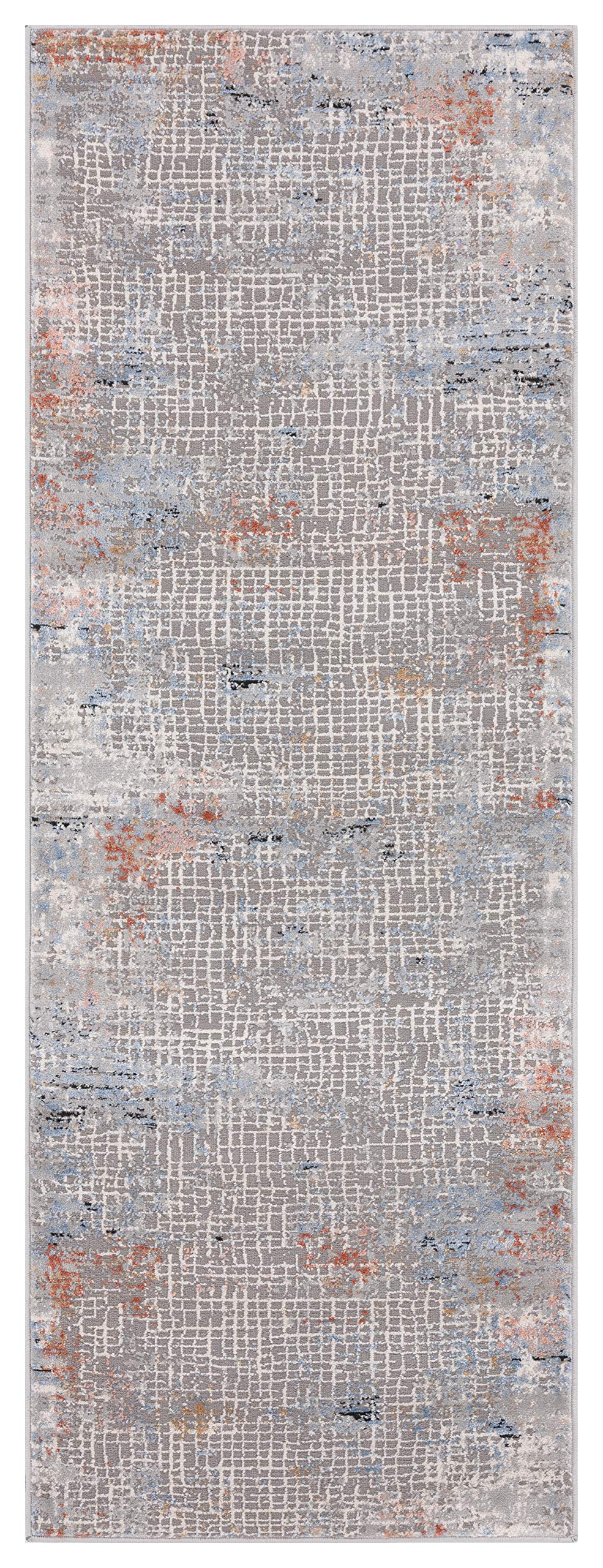 United Weavers Austin Devine Rust Runner Rug 27 x 74”