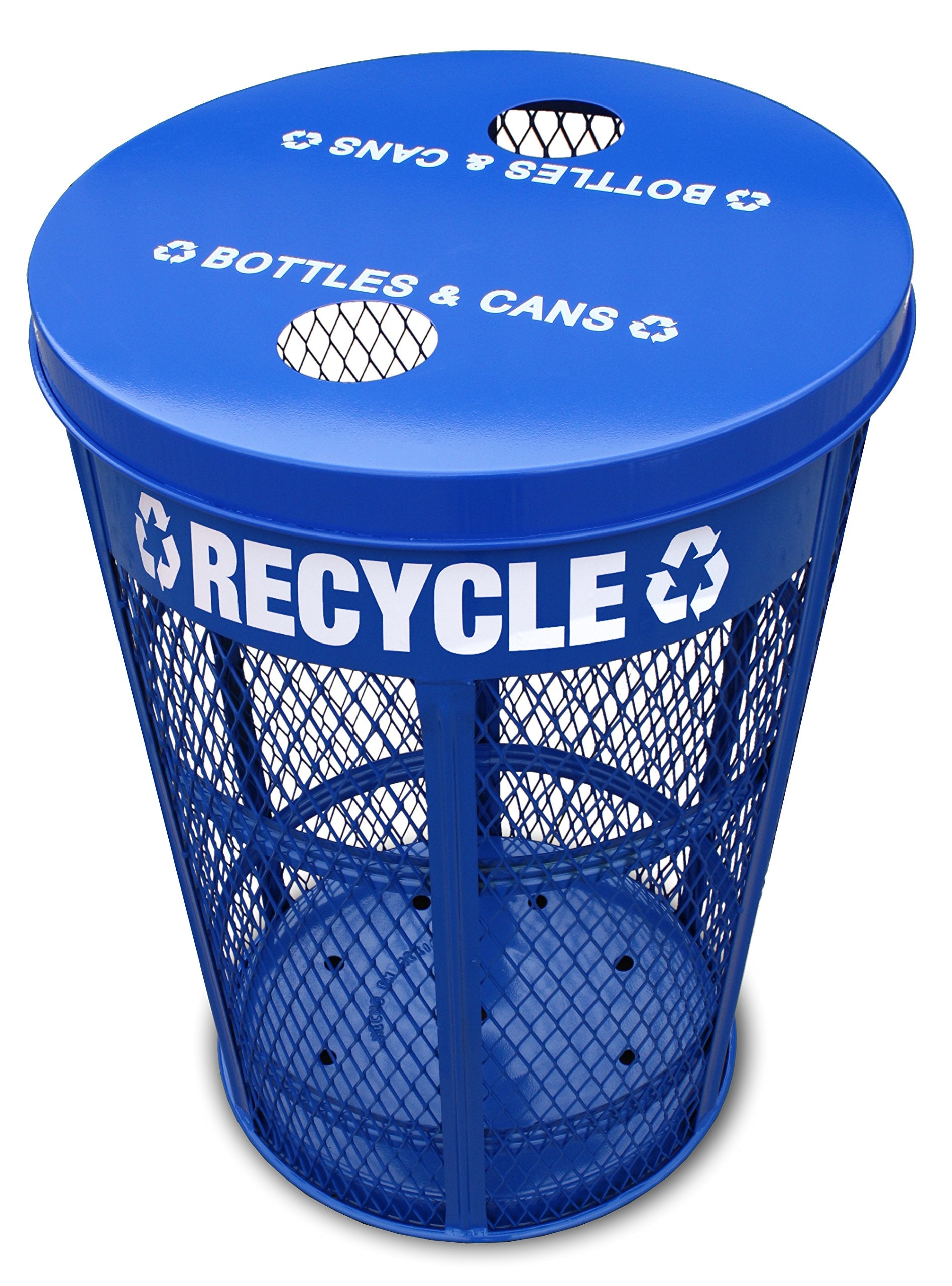 Expanded Metal Recycling Blue Set of 1