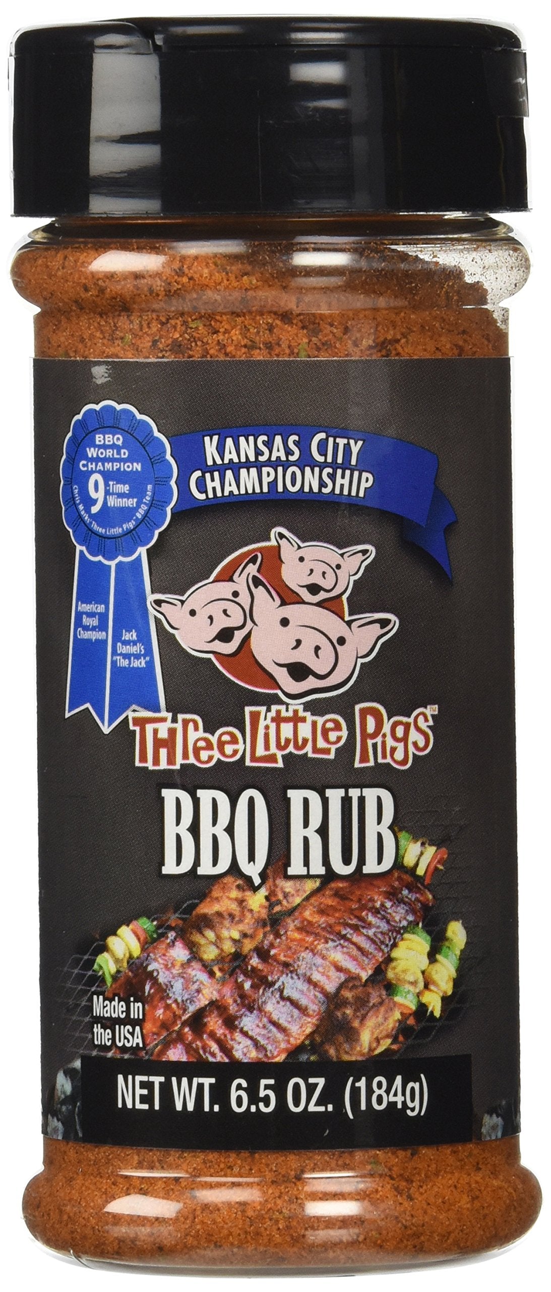 Three Little Pigs Bbq Competition Rub 6.5 Oz