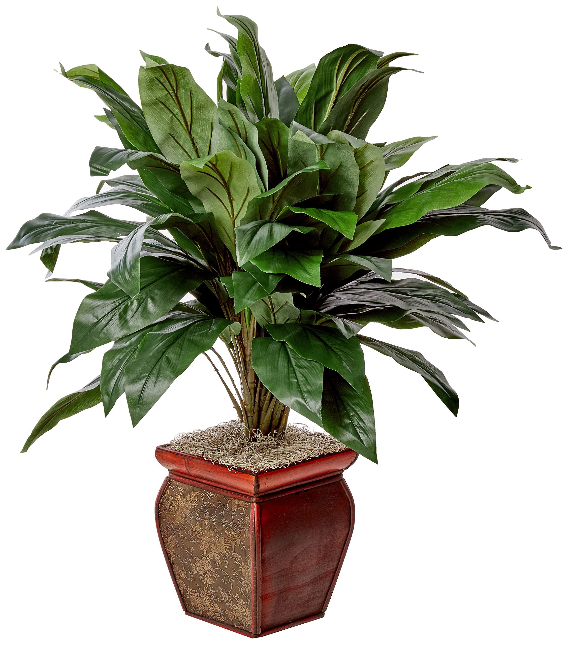 Cordyline w/Decorative Vase Silk Plant