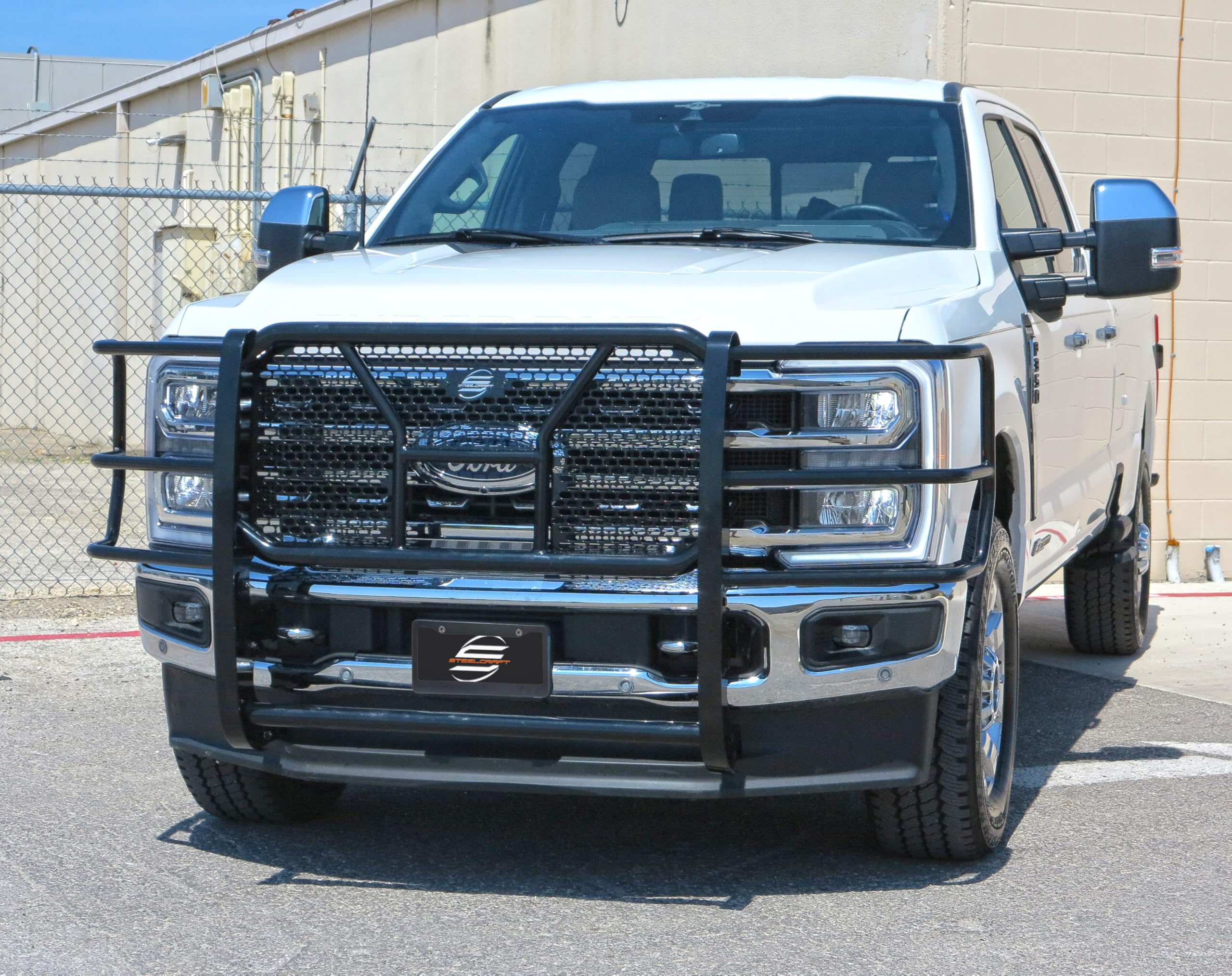 23C F250/F350/F450/F550 HD GRILLE GUARD BLACK