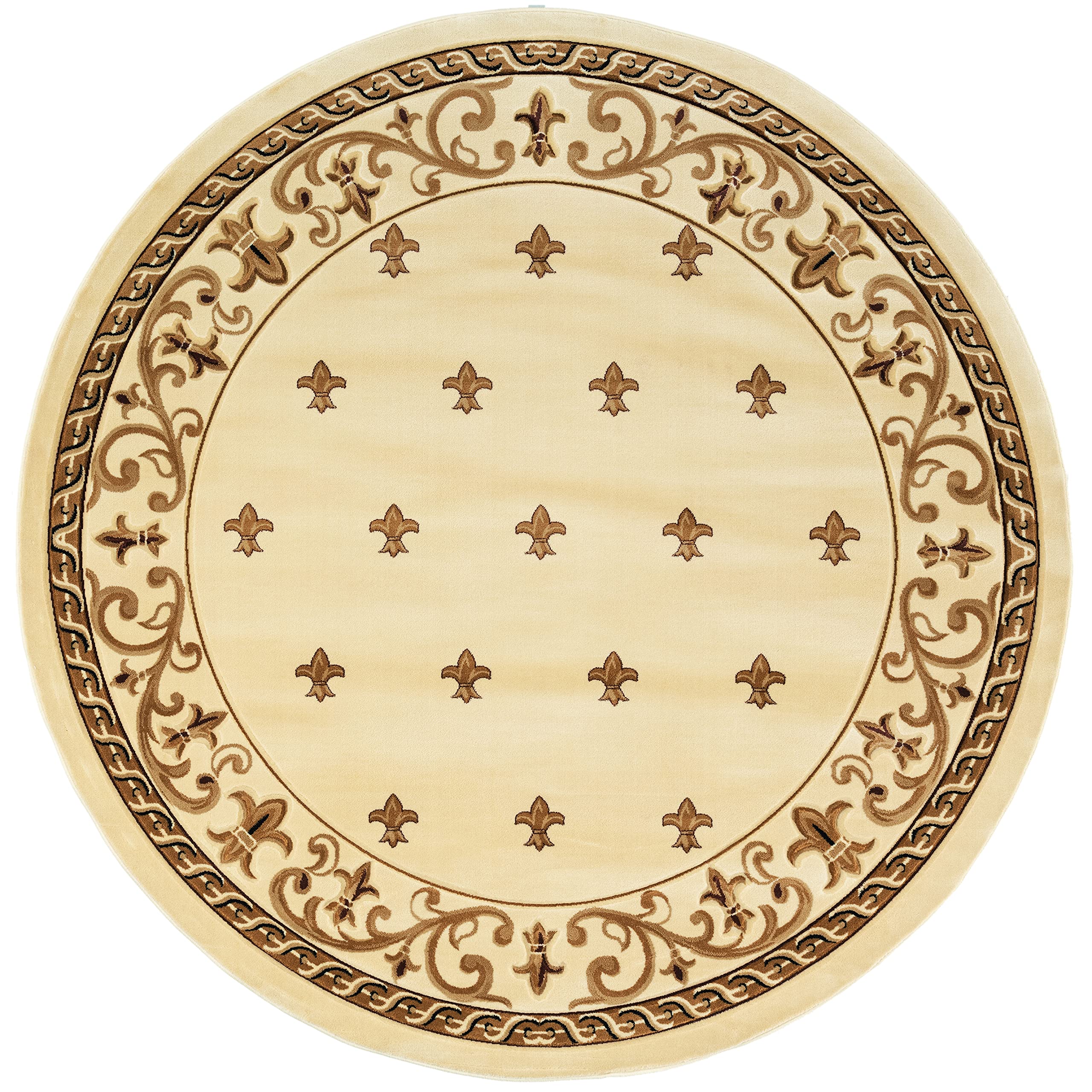 United Weavers Bristol Wington Beige Round Rug 710 Round