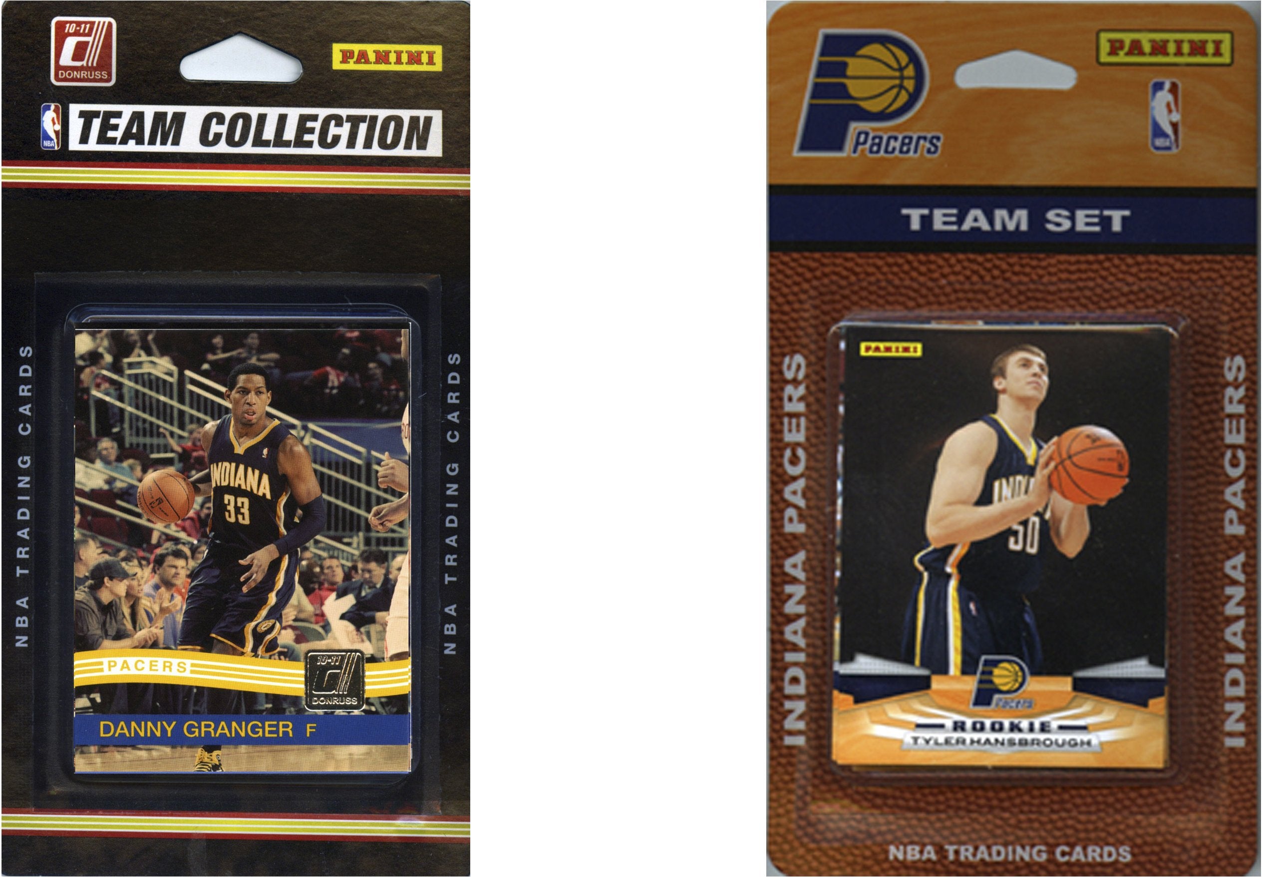 NBA Indiana Pacers 2 Different Licensed Trading Card Team Sets