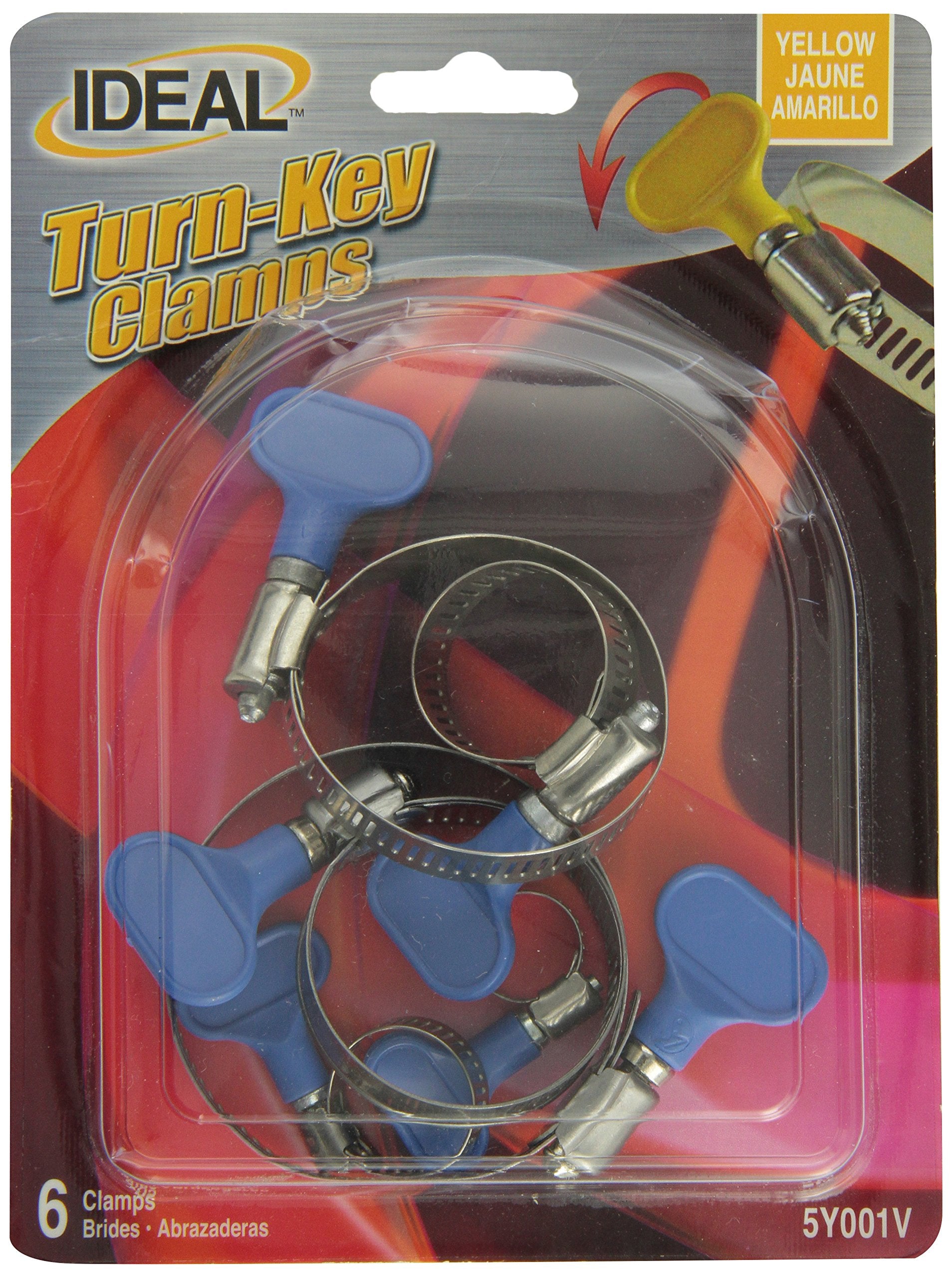 Ideal Turn-Key Clamps 5Y00158 Size 12, 20, 28, 36, Micro 4, 6 Carded Turn-Key Clamps