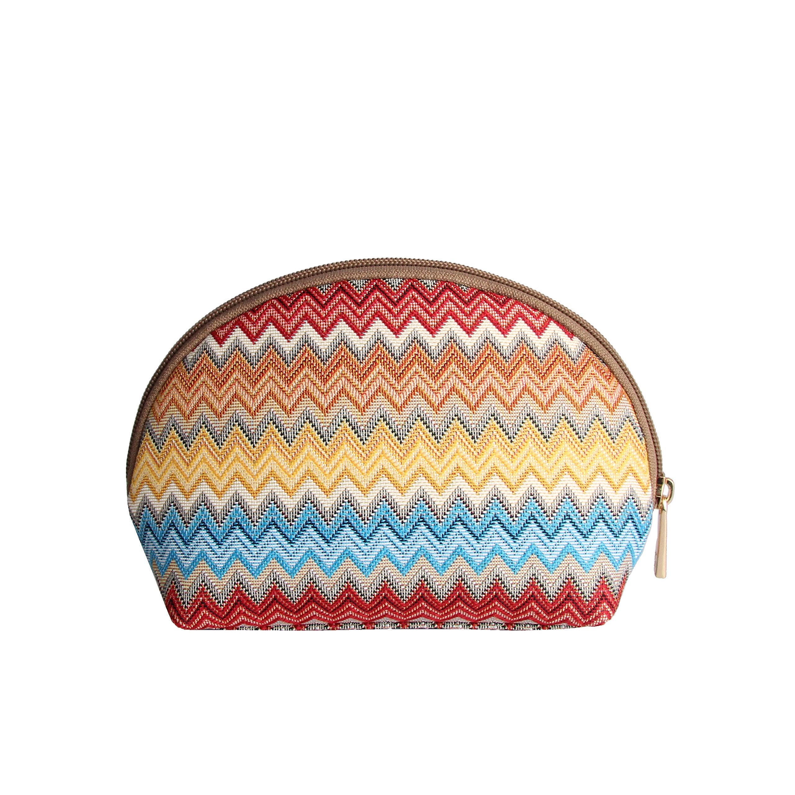 Aztec Zigzag Cosmetic Make Up Bag