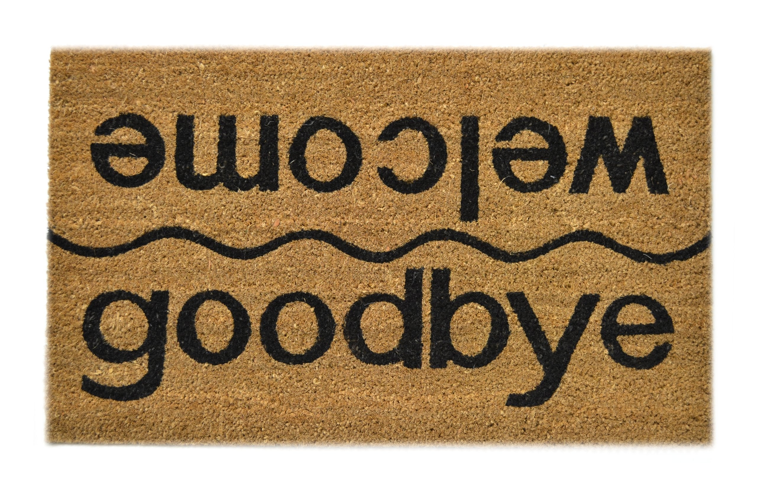 Welcome/Goodbye Brown, Black -510PVC