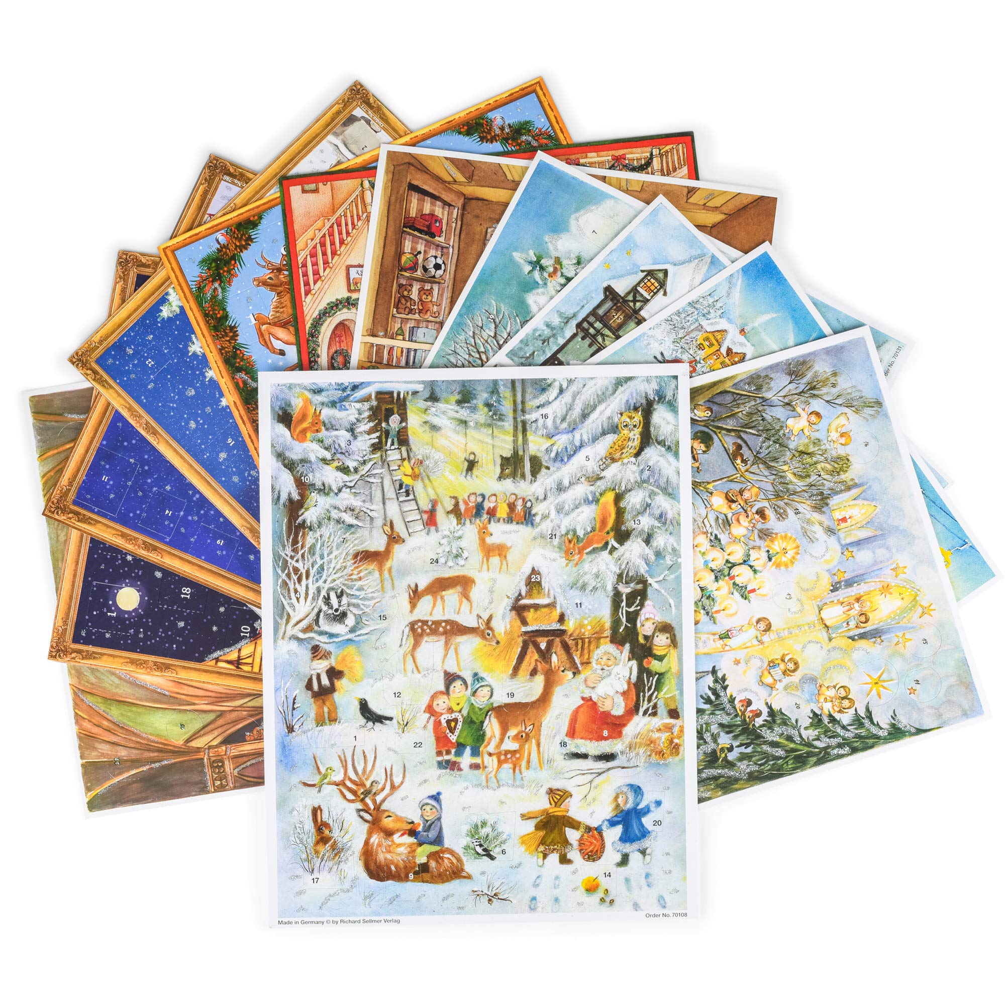 ADVENT- LARGE ASSORTED PK12