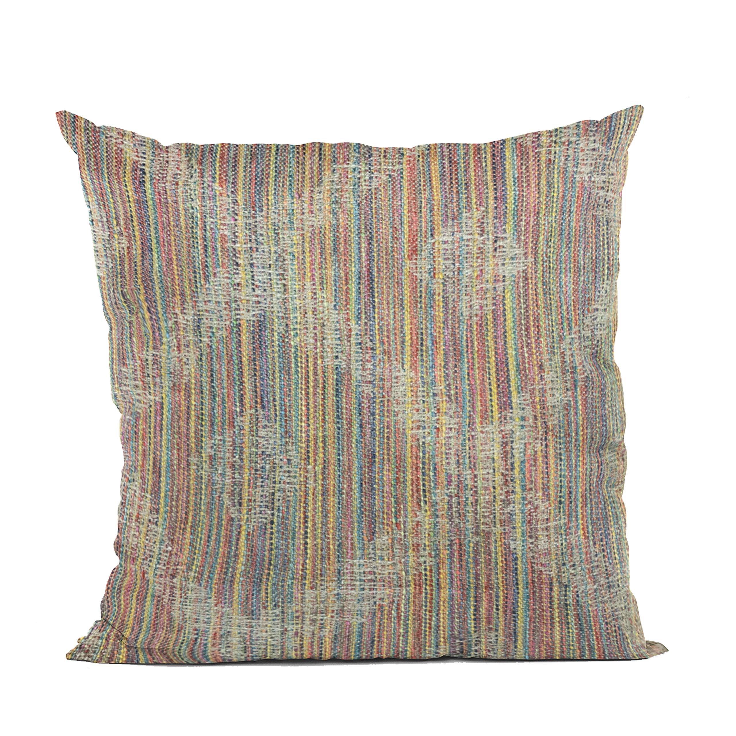 Plutus Brands Multi-Color Plutus Diamond Abstract Luxury Throw Pillow 16 in x 16in, Double Sided 16 x 16”