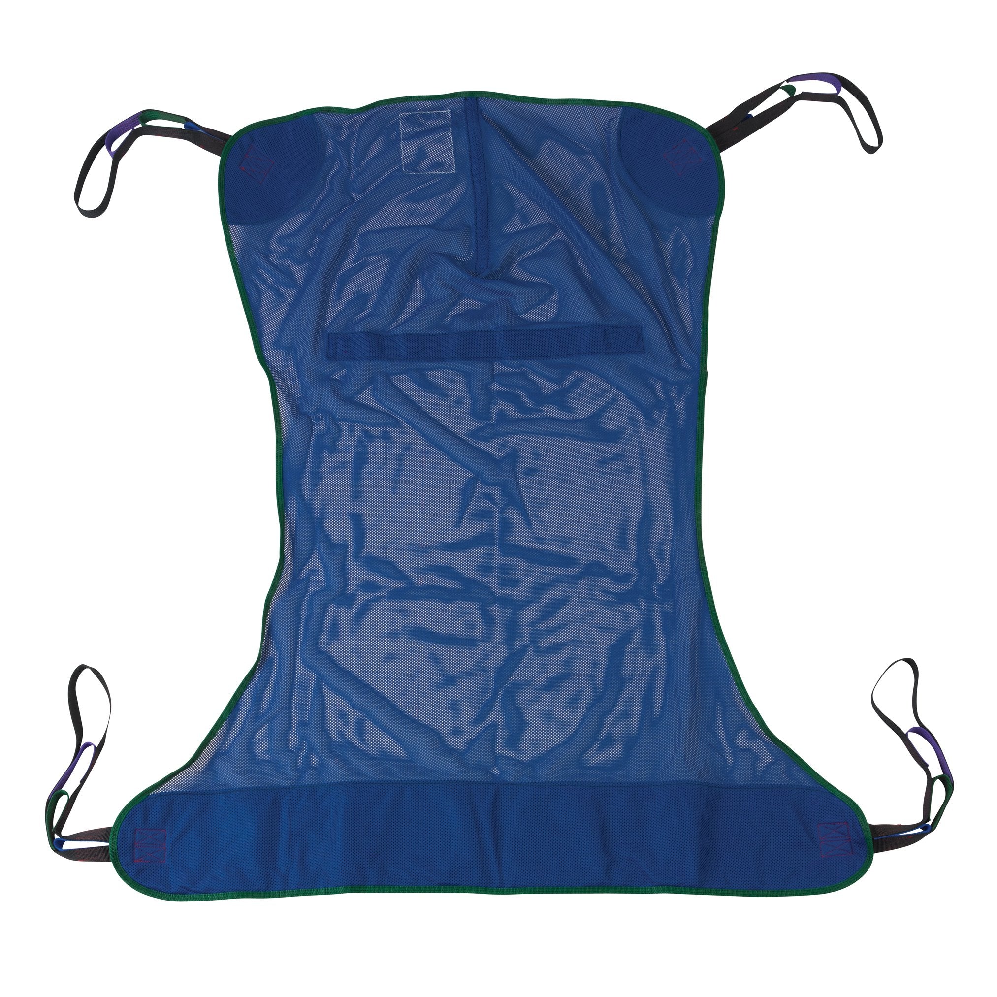 Drive Medical Full Body Patient Lift Sling without Commode Opening, Blue, Large