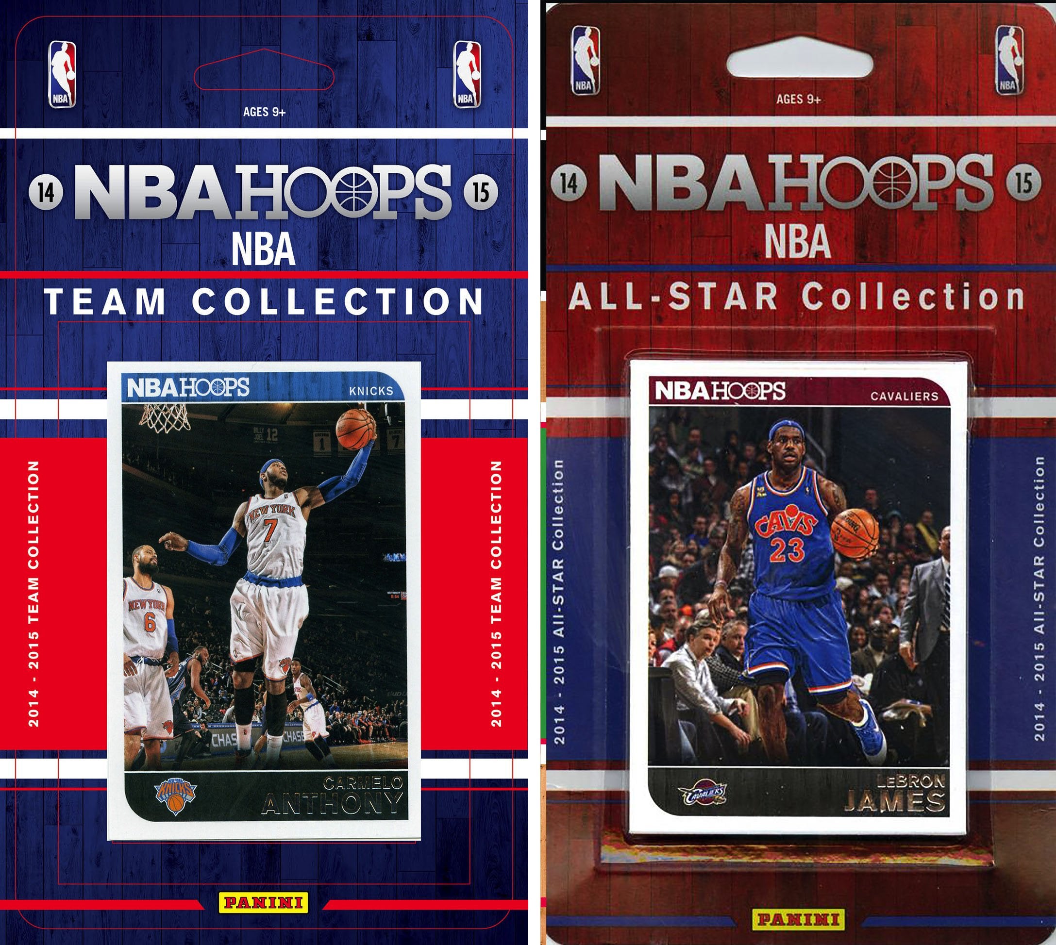 NBA New York Knicks Licensed 2014-15 Hoops Team Set Plus 2014-15 Hoops All-Star Set