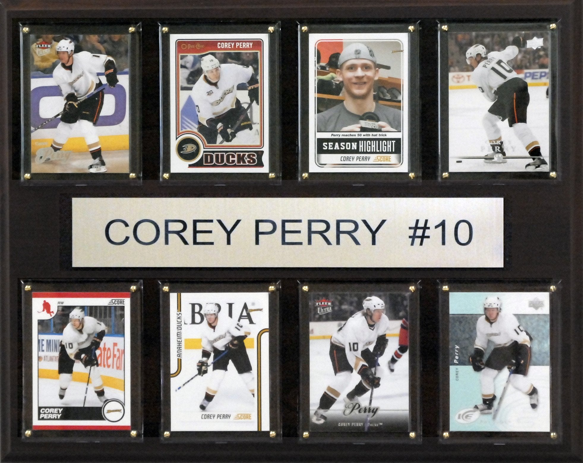 NHL 12x15″ Corey Perry Anaheim Ducks 8-Card Plaque