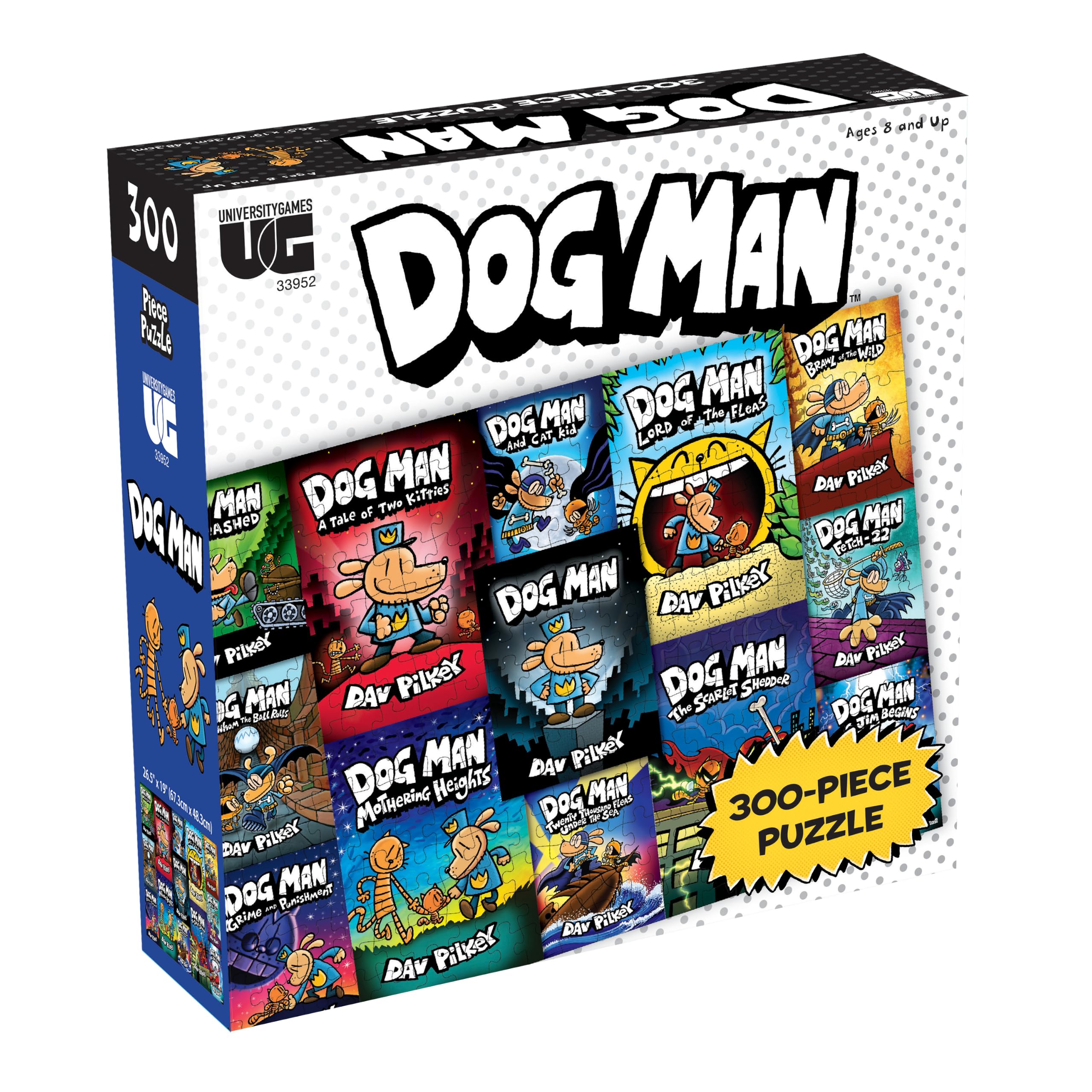 Dog Man 300-Piece Compilation Cover Puzzle