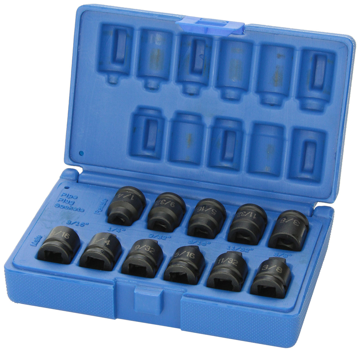 Grey Pneumatic (1211P 3/8 Drive 11-Piece Pipe Plug Socket Set