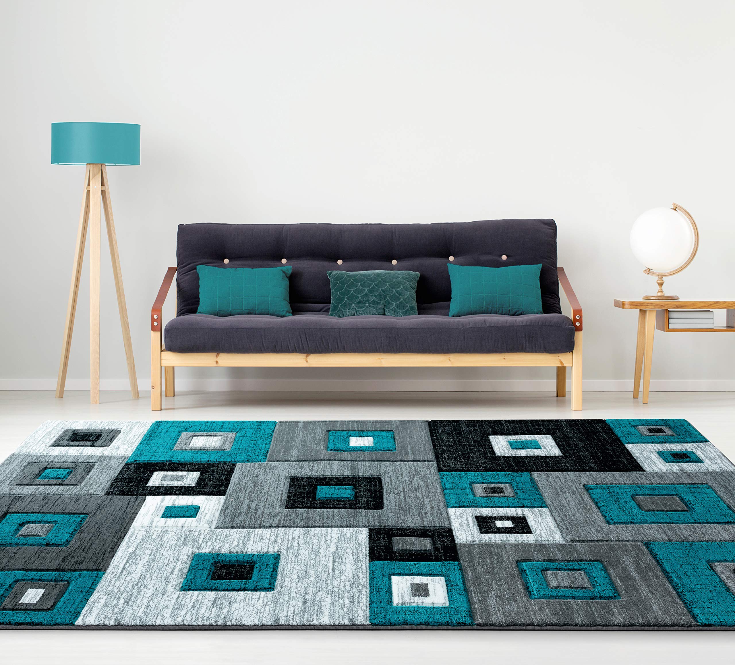 United Weavers Bristol Cicero Turquoise Accent Rug 110 x 28