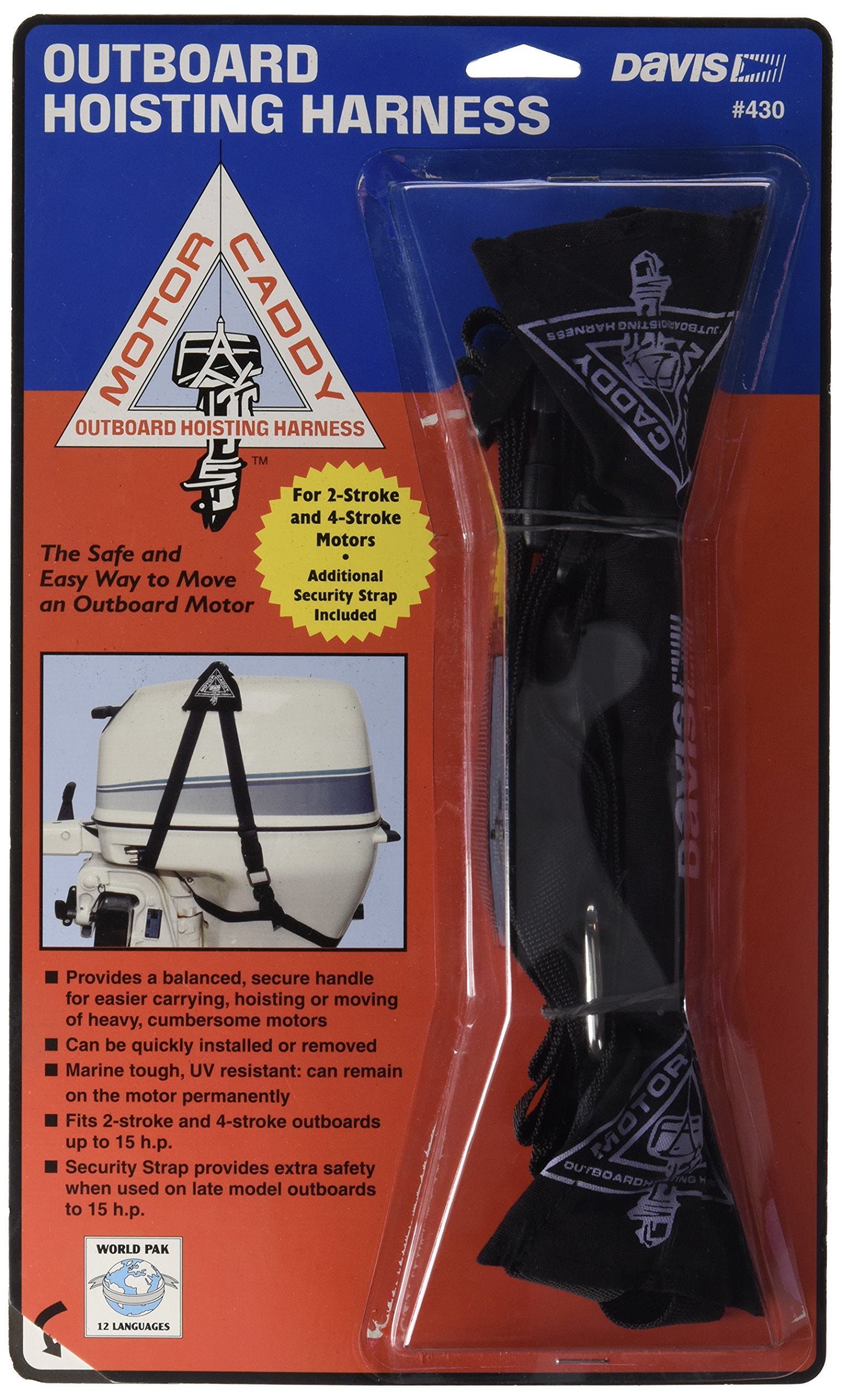 DAVIS MOTOR CADDY OUTBOARD HOISTING HARNESS
