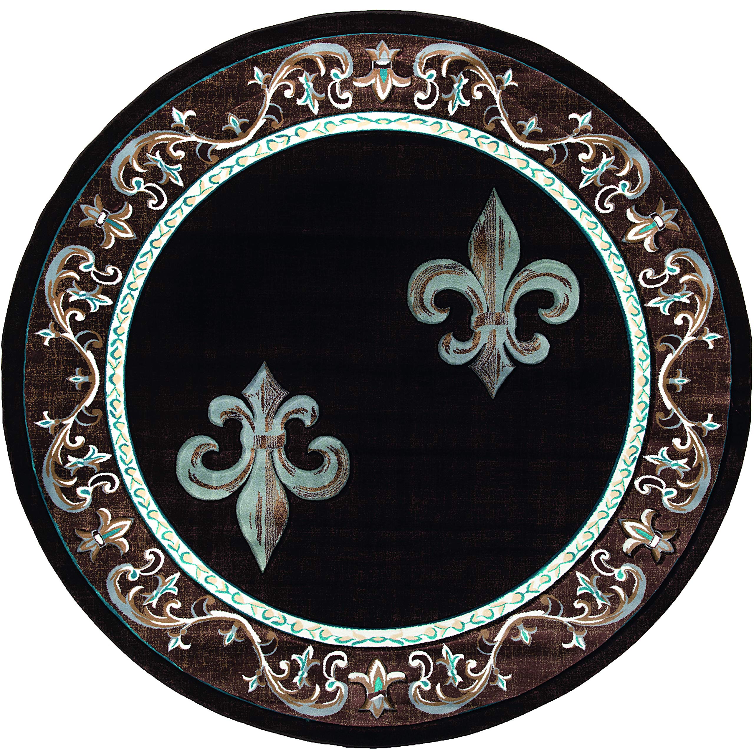 United Weavers Bristol Lilium Brown Round Rug 710 Round