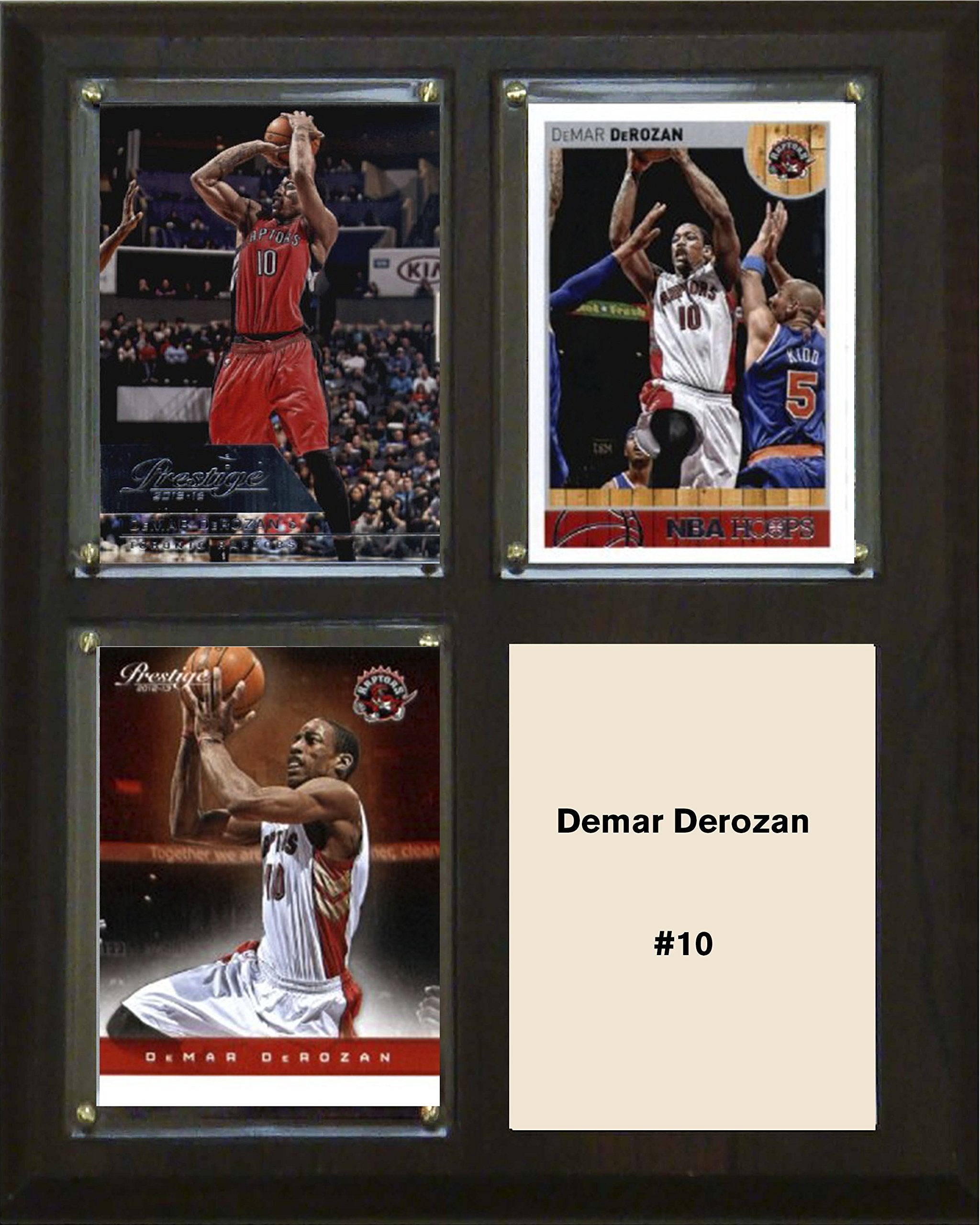 NBA 8x10″ Demar Derozan Toronto Raptors Three Card Plaque