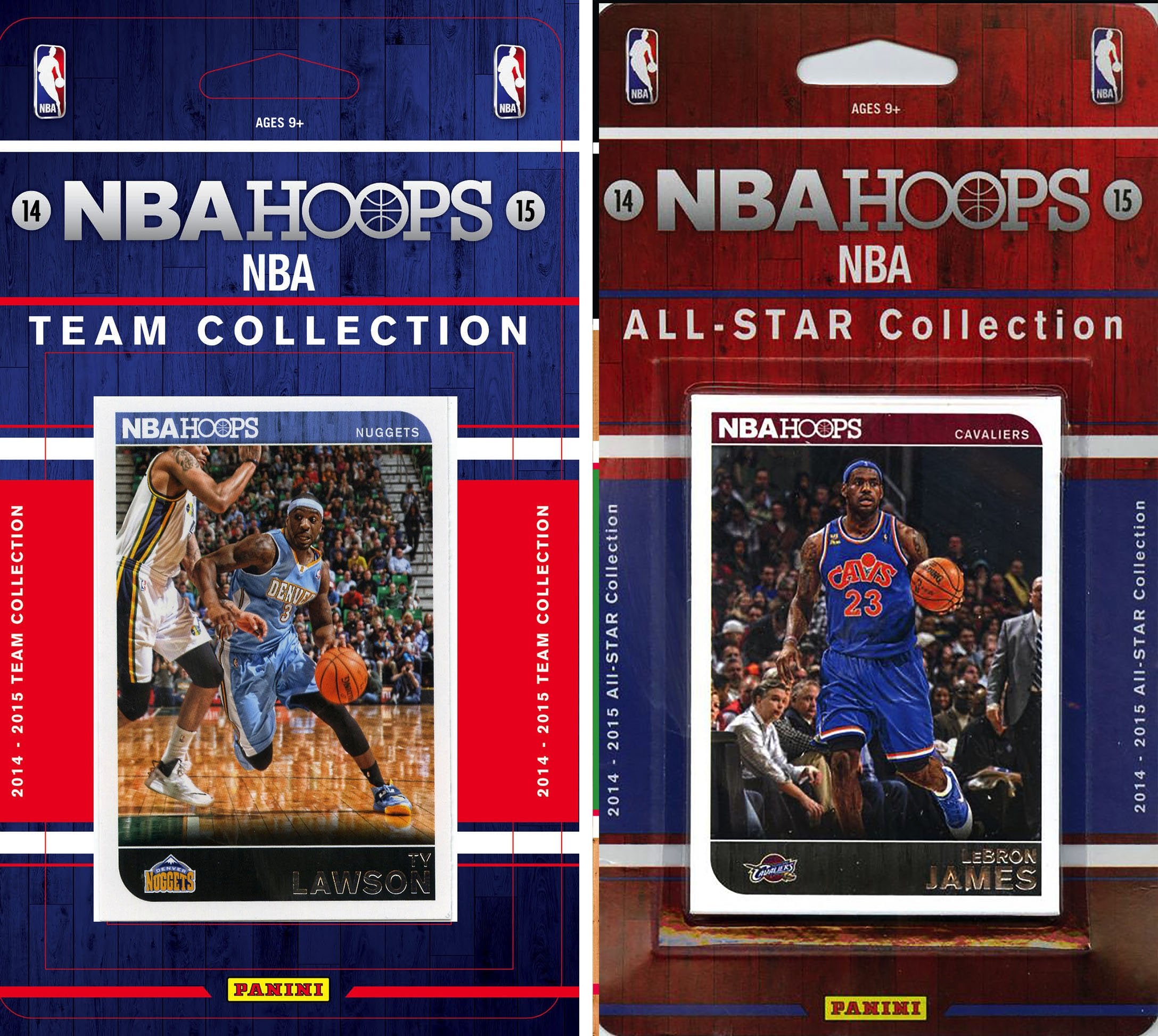 NBA Denver Nuggets Licensed 2014-15 Hoops Team Set Plus 2014-15 Hoops All-Star Set
