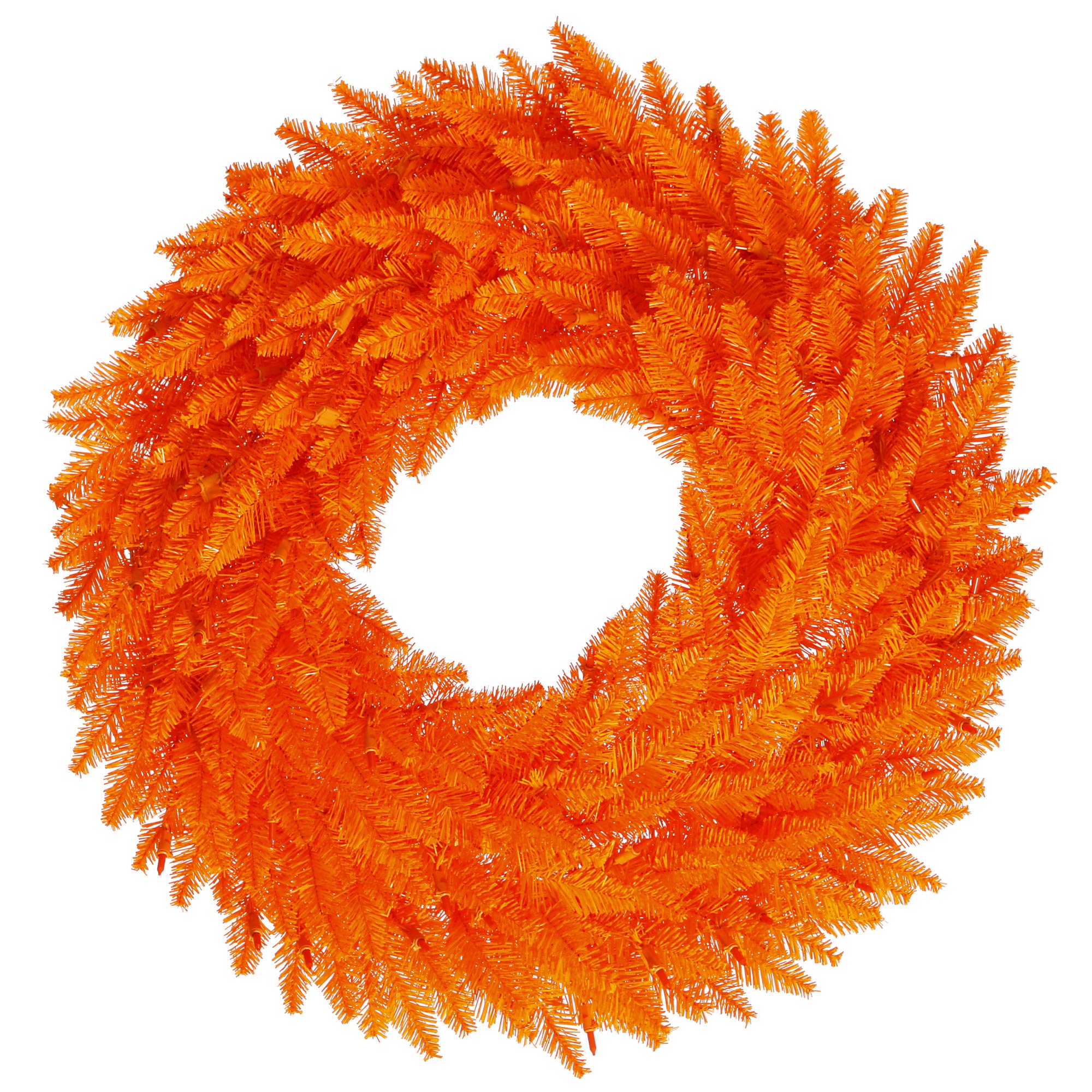 Casafoyer  24” Orange Fir Wreath 210T - K162424 - (Pack Of 2)