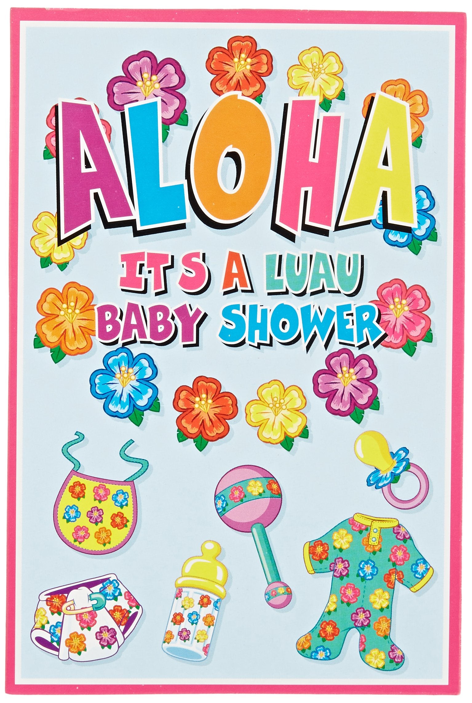 Hula Baby Invitations