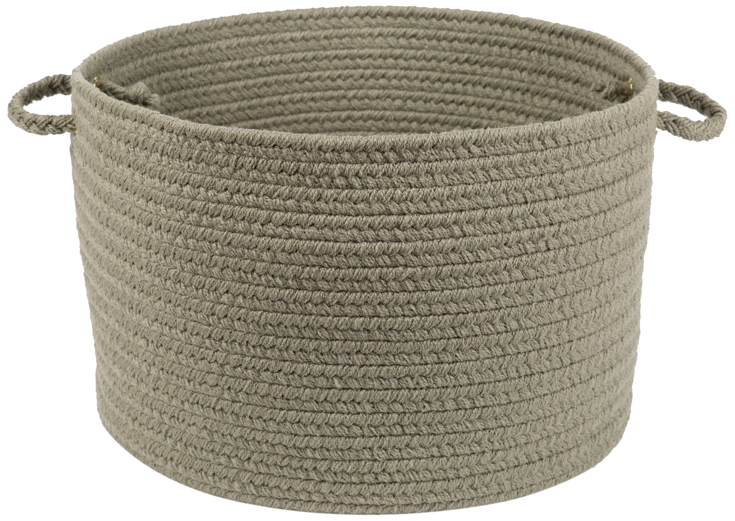 Rhody Rug S035B018X012 Braided Area Rugs, Moss Green, 18 x 12""