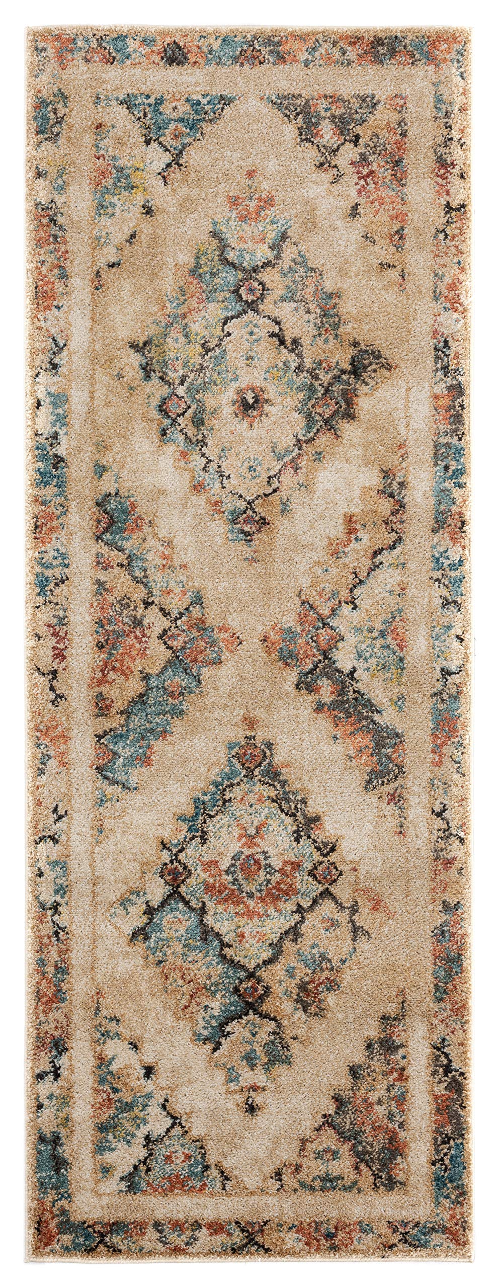United Weavers Marrakesh Dame Cream Runner Rug 27 x 72