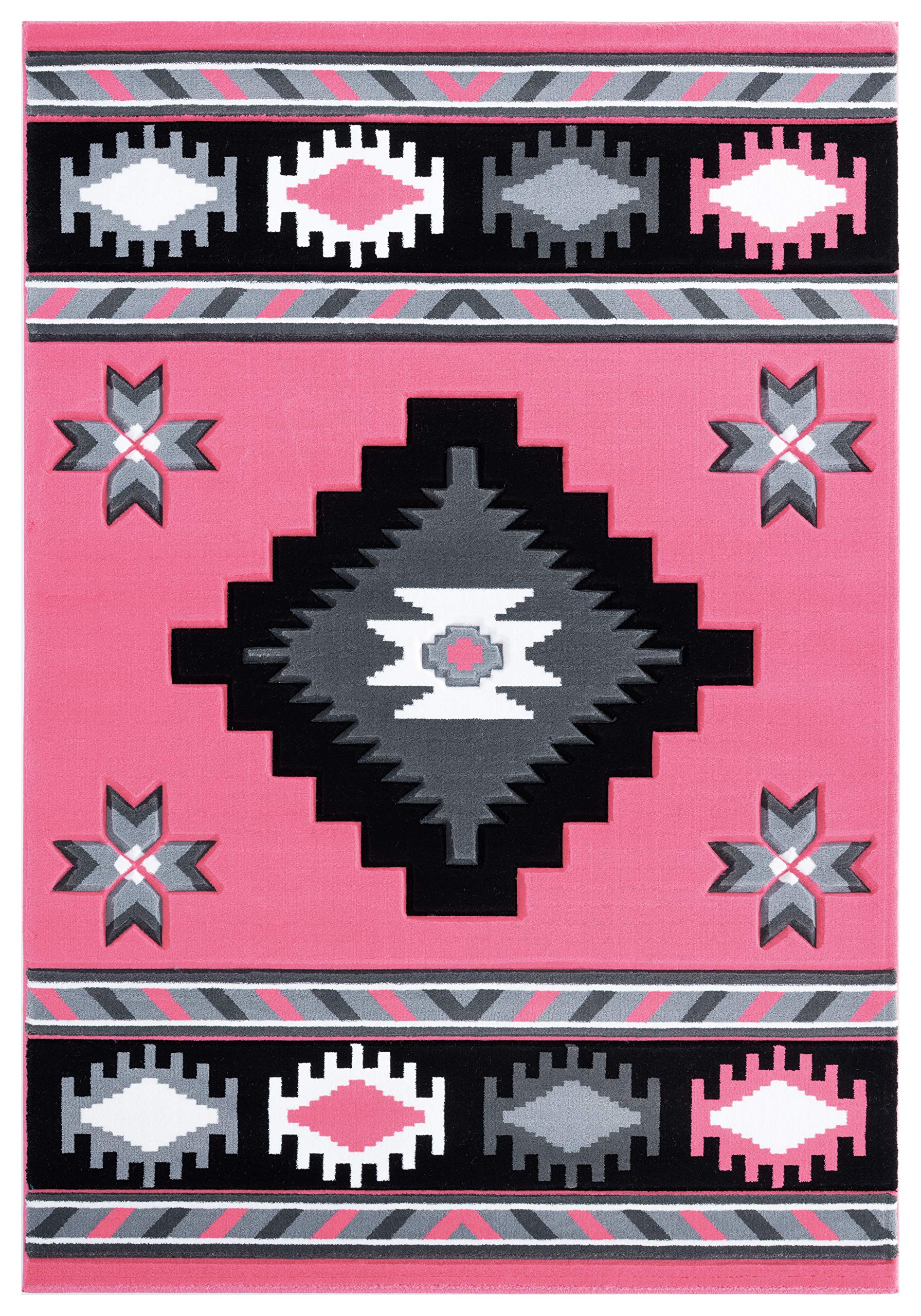 United Weavers Bristol Caliente Pink Area Rug 53 x 76