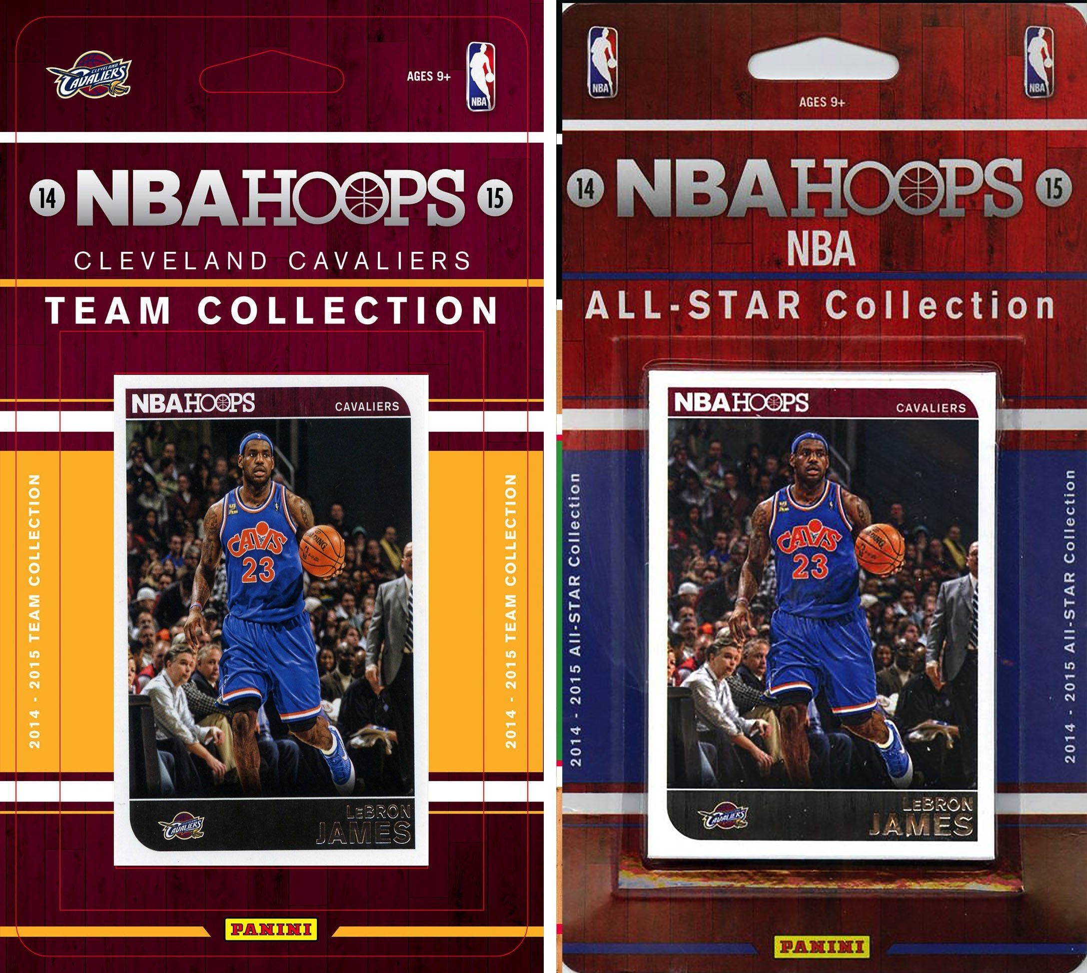NBA Cleveland Cavaliers Licensed 2014-15 Hoops Team Set Plus 2014-15 Hoops All-Star Set