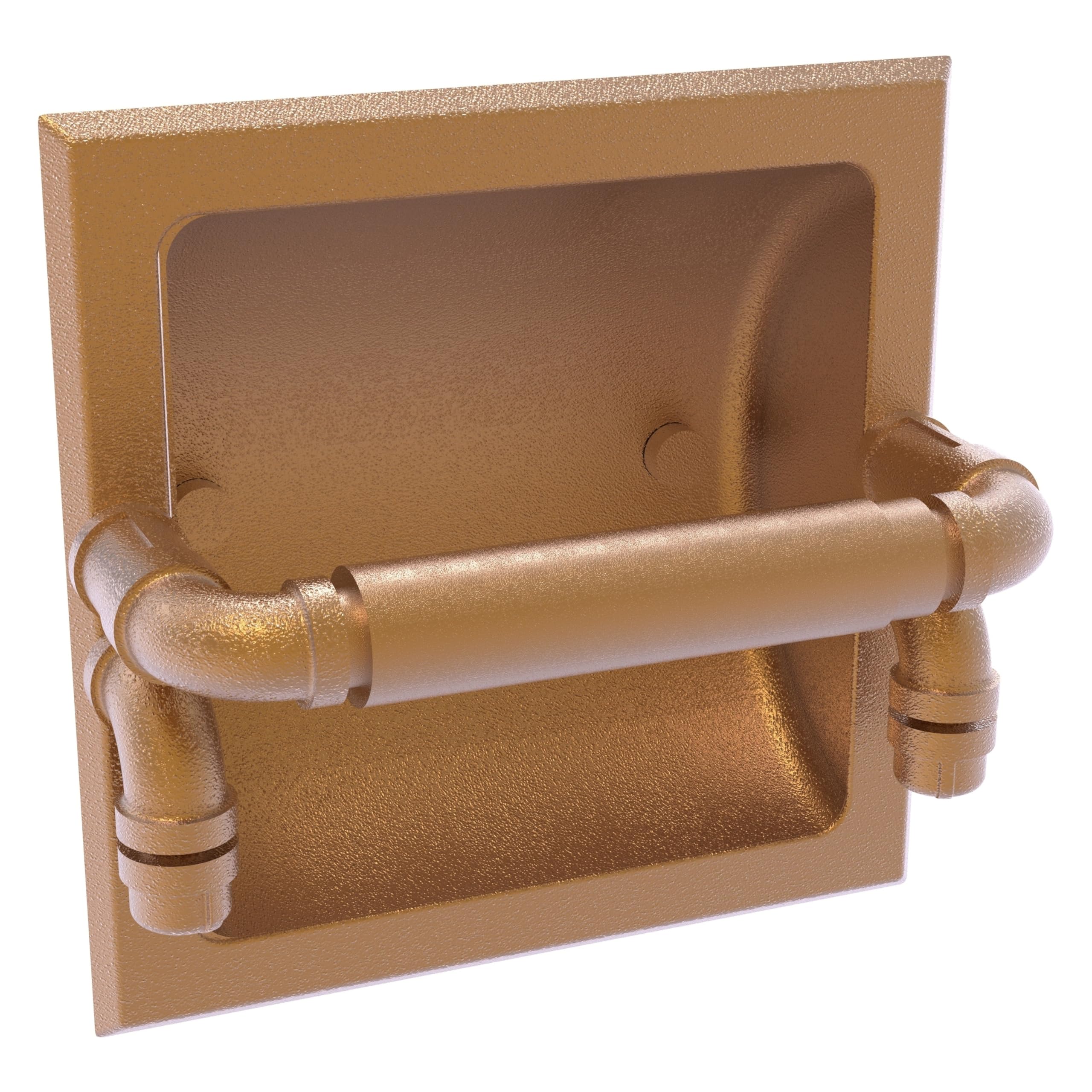 Pipeline Collection Recessed Toilet Paper Holder - Brushed Bronze