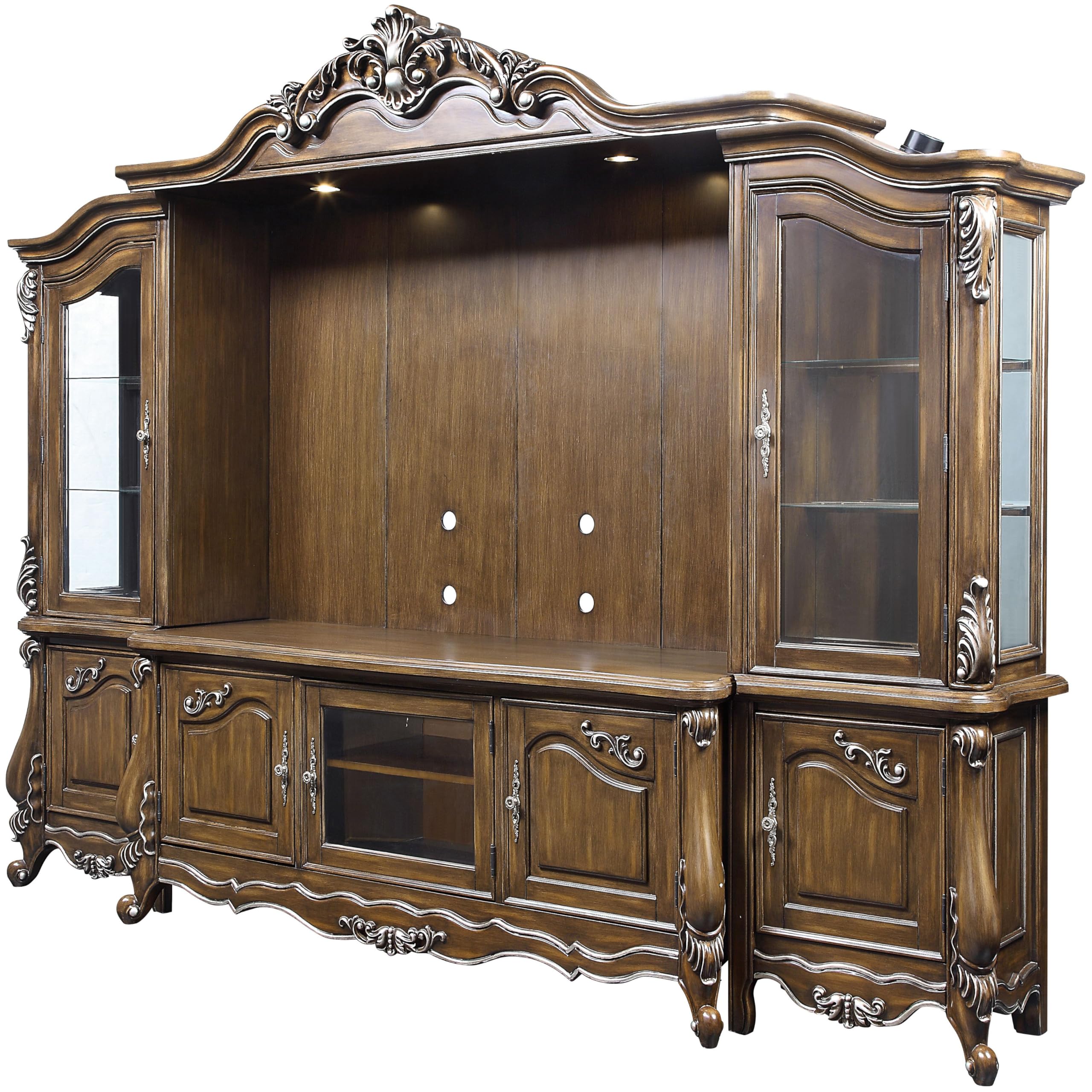 ACME Latisha Entertainment Center, Antique Oak Finish
