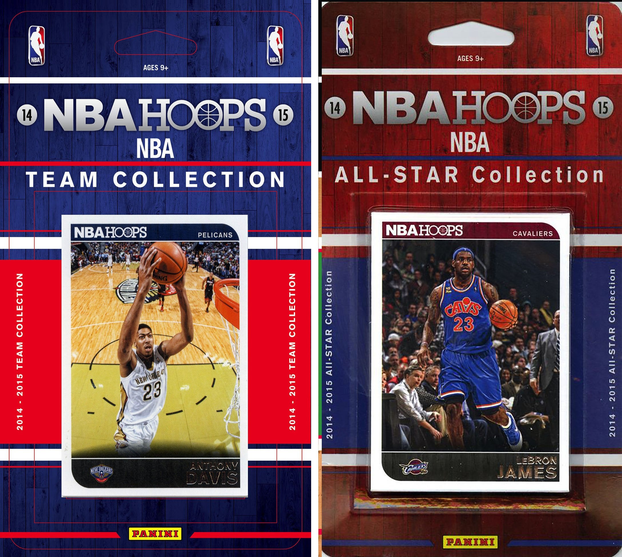 NBA New Orleans Pelicans Licensed 2014-15 Hoops Team Set Plus 2014-15 Hoops All-Star Set