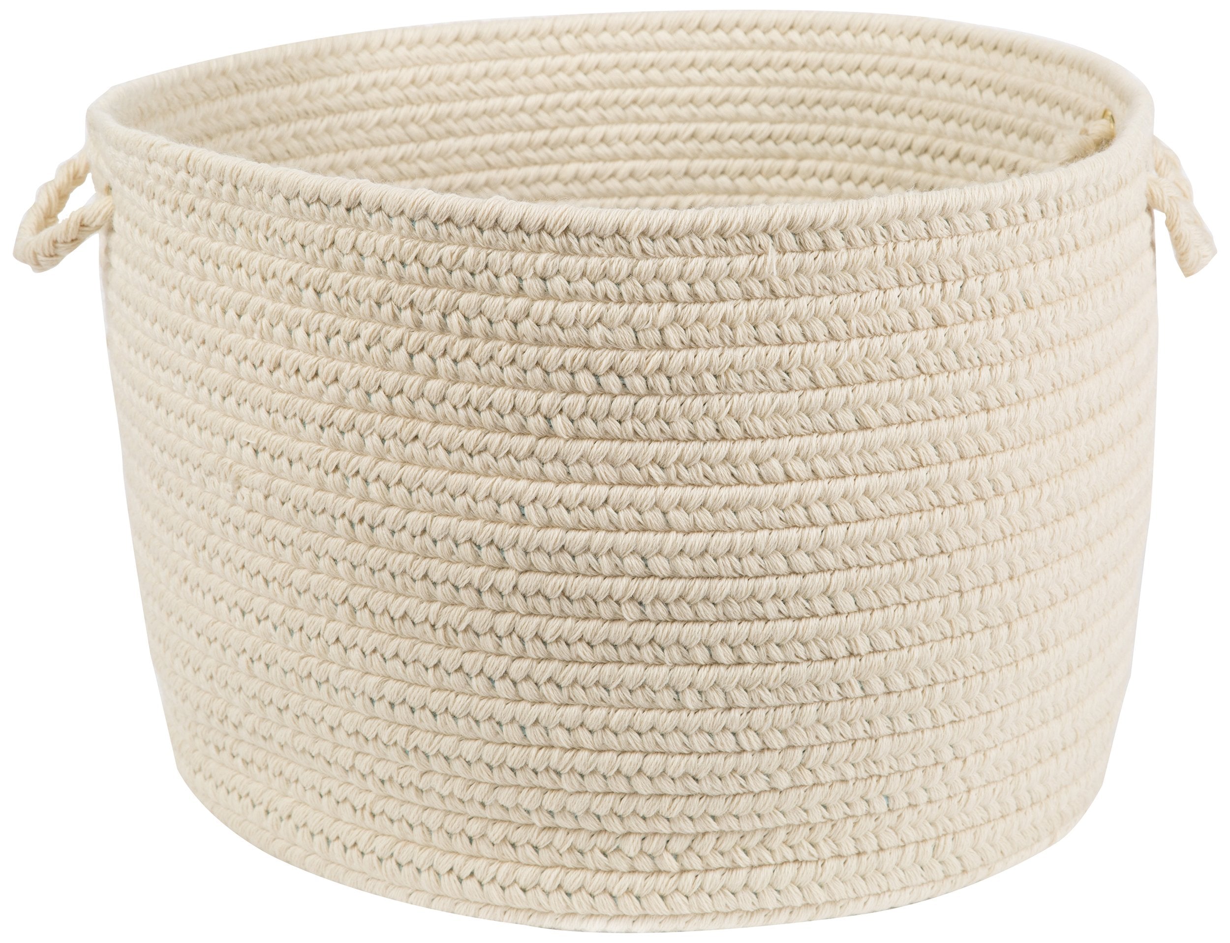 Rhody Rug S100B018X012 Braided Area Rugs, Sand, 18 x 12""