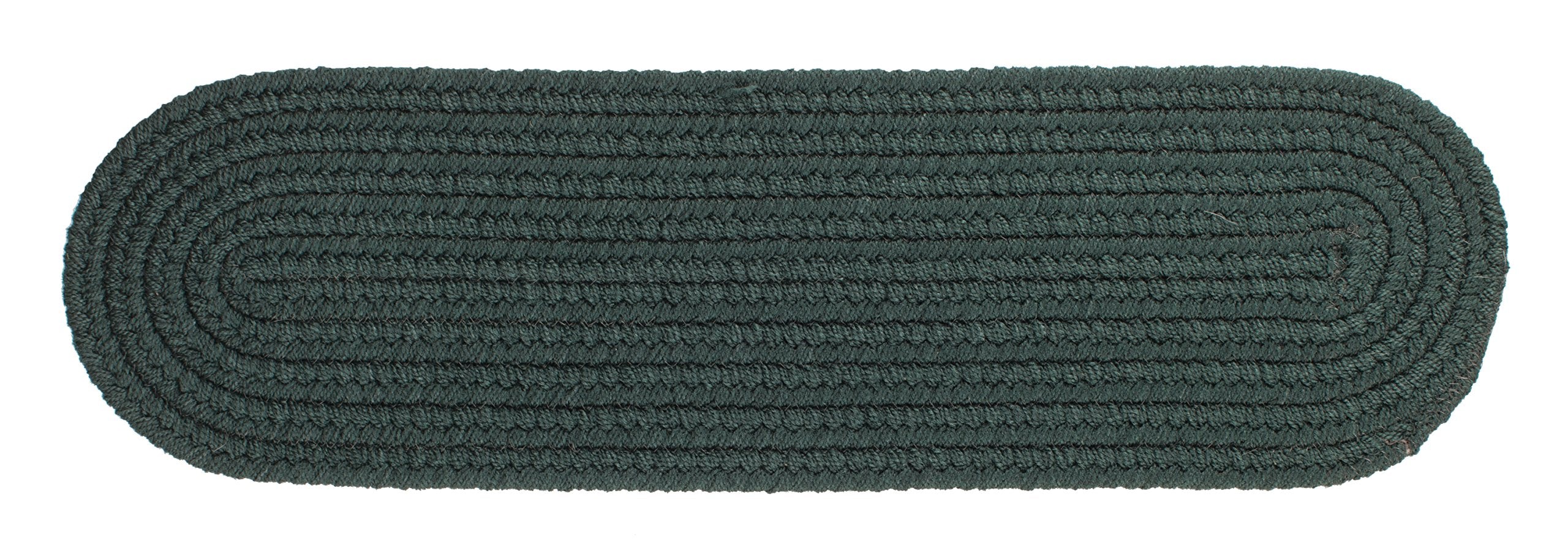 Rhody Rug S018A008X028 Braided Area Rugs, Spruce Green , 8 x 28""