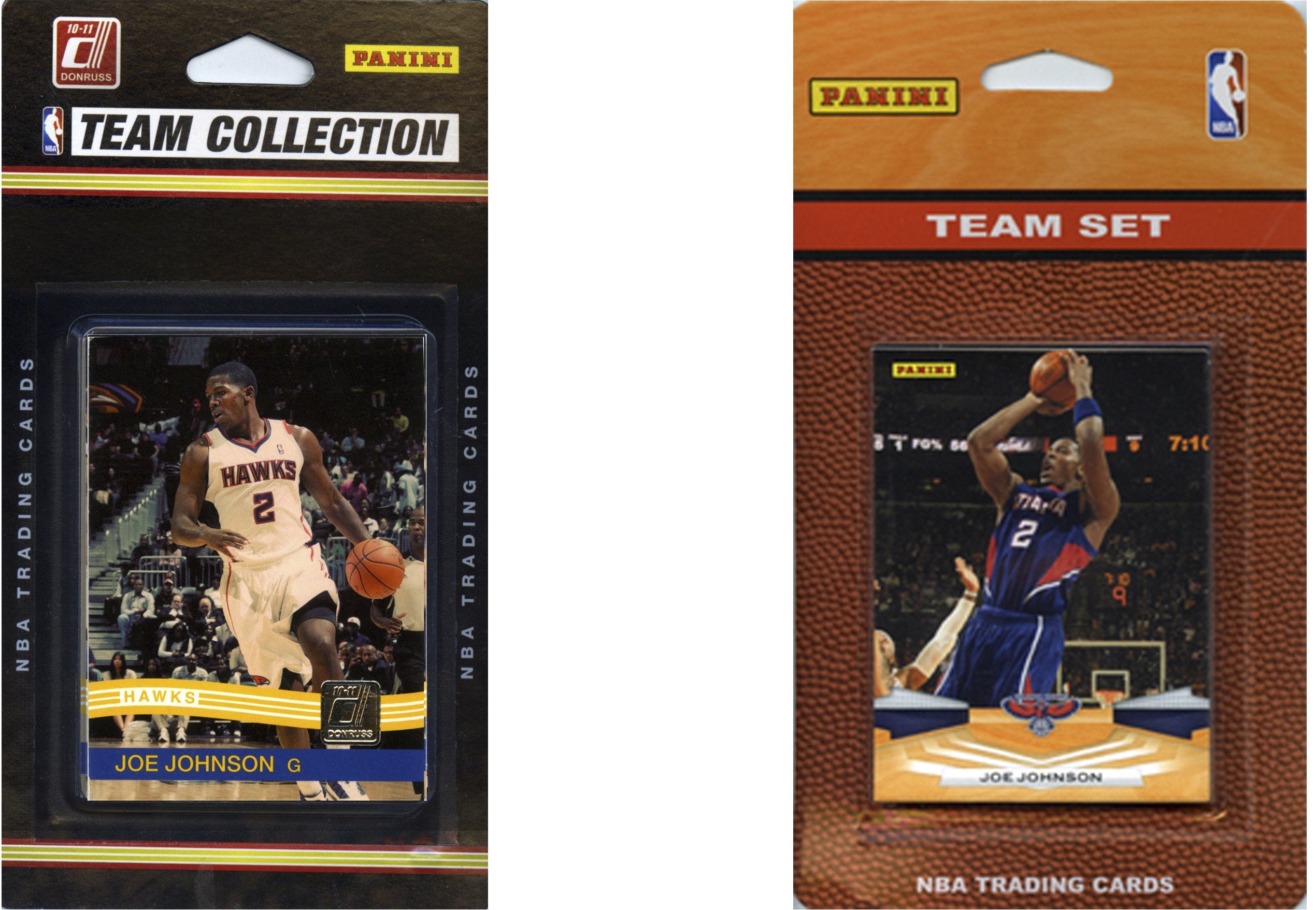 NBA Atlanta Hawks 2 Different Licensed Trading Card Team Sets