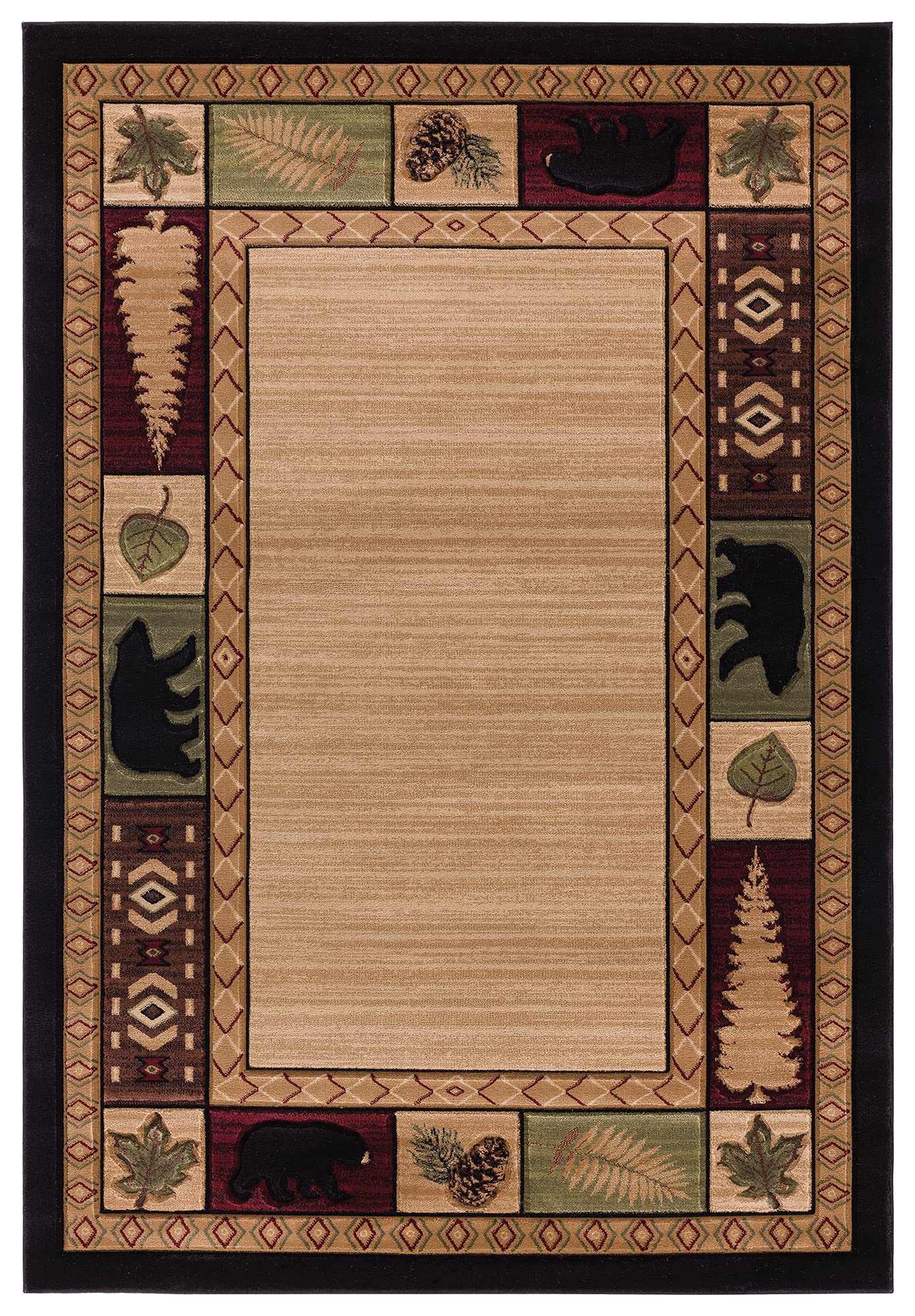 United Weavers Cottage Homestead Beige Area Rug 27 x 42”