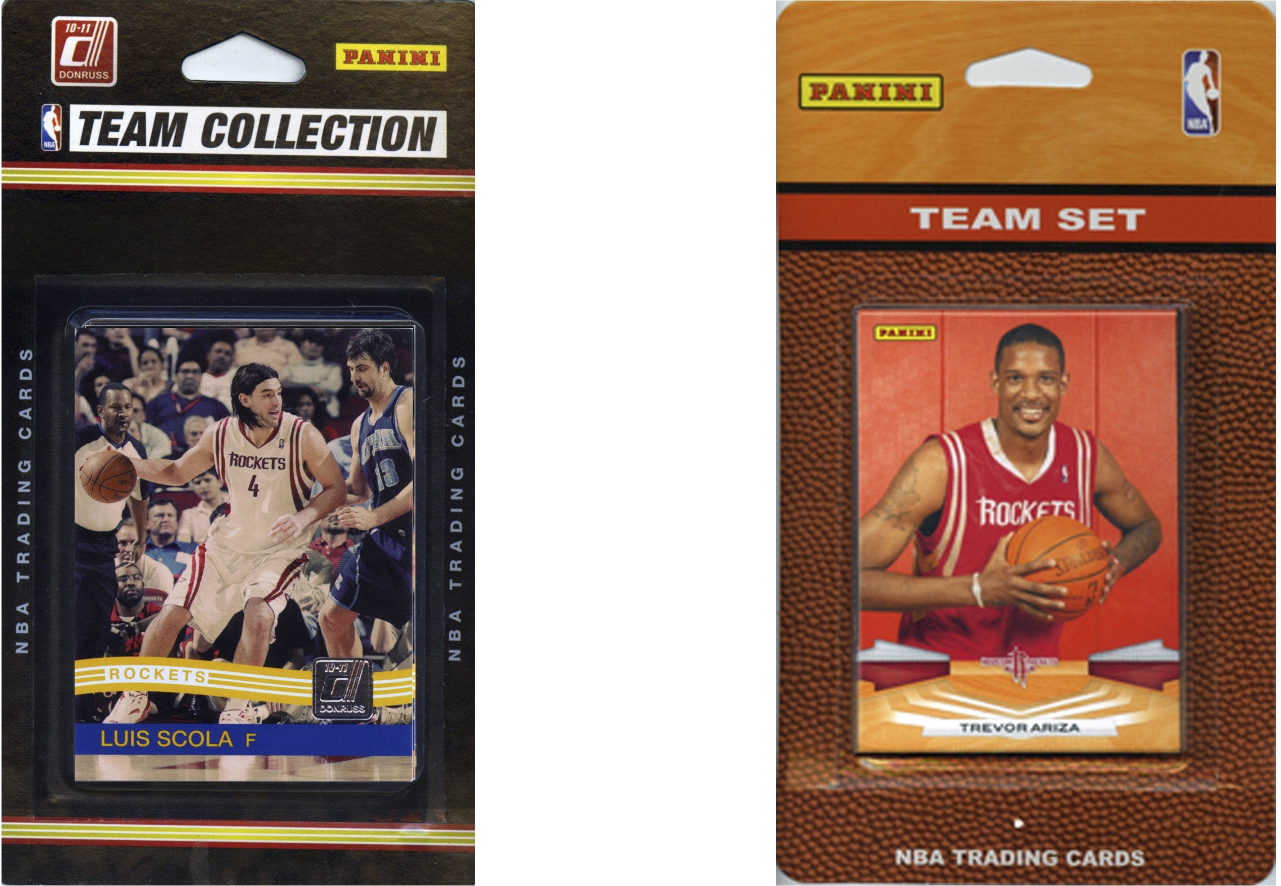NBA Houston Rockets 2 Different Licensed Trading Card Team Sets