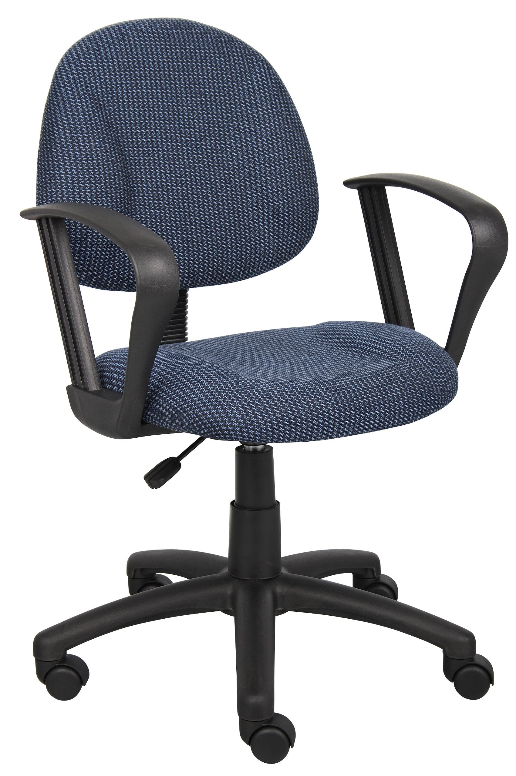 Boss Blue  Deluxe Posture Chair W/ Loop Arms