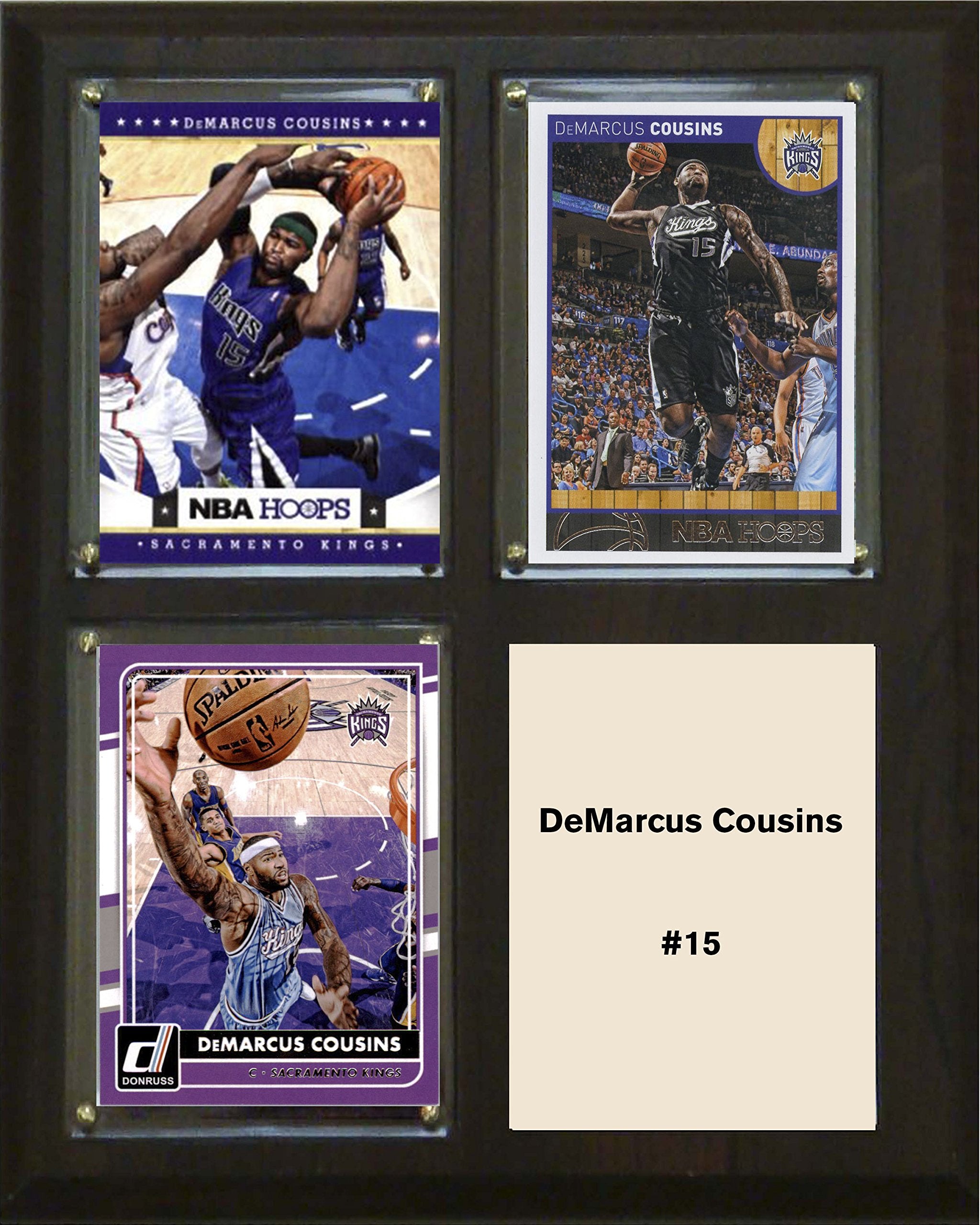 NBA 8x10″ DeMarcus Cousins Sacramento Kings Three Card Plaque