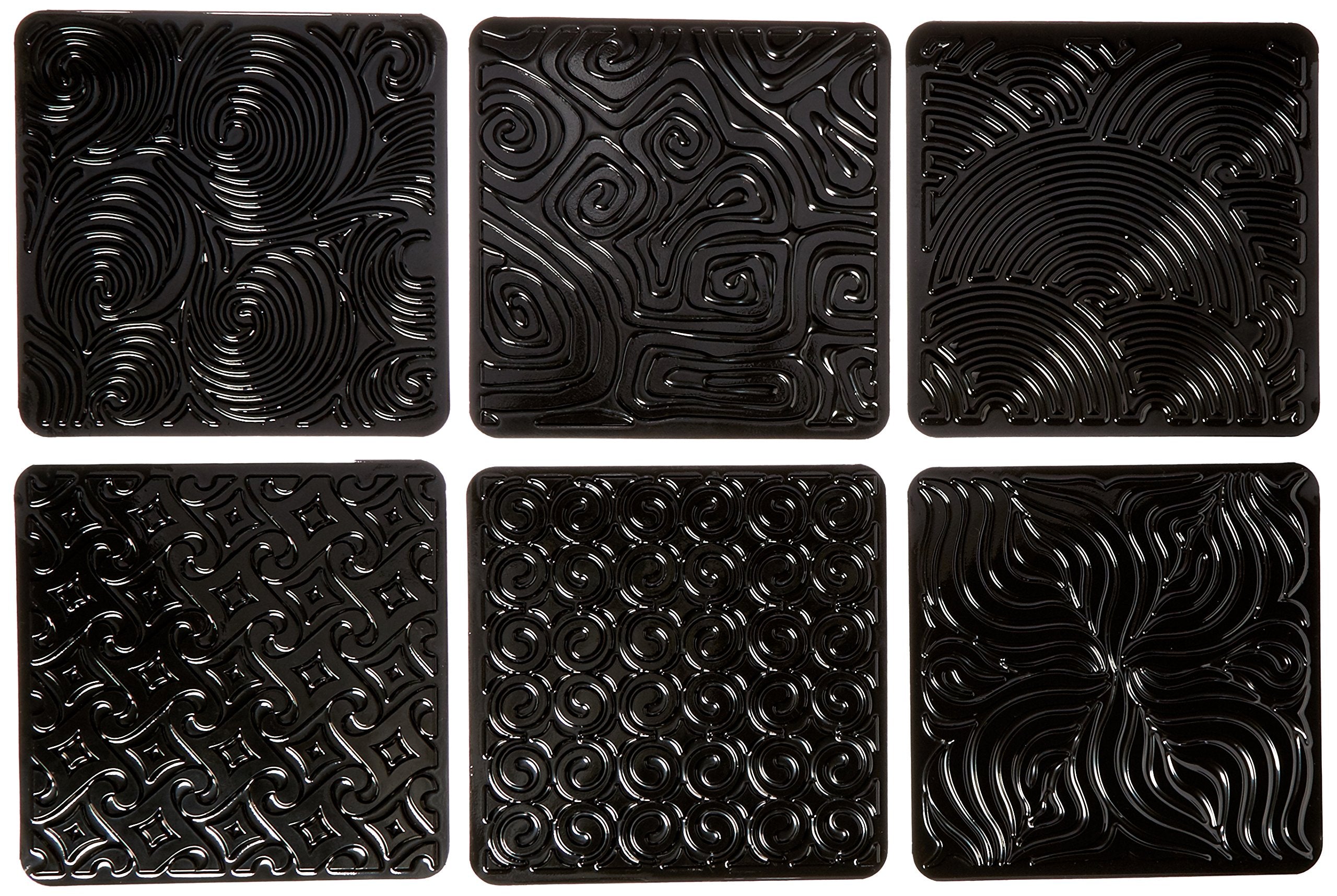 Cedar Canyon Jack Richeson Artist'S Paint Sticks Rubbing Plates, 6-Pack