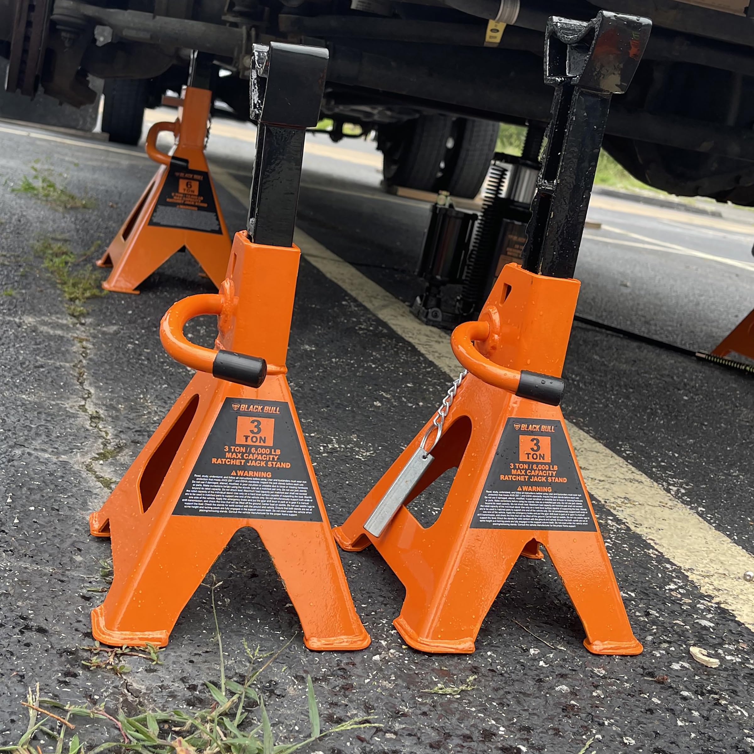 Black Bull 3 Ton Jack Stand Set (2pk)