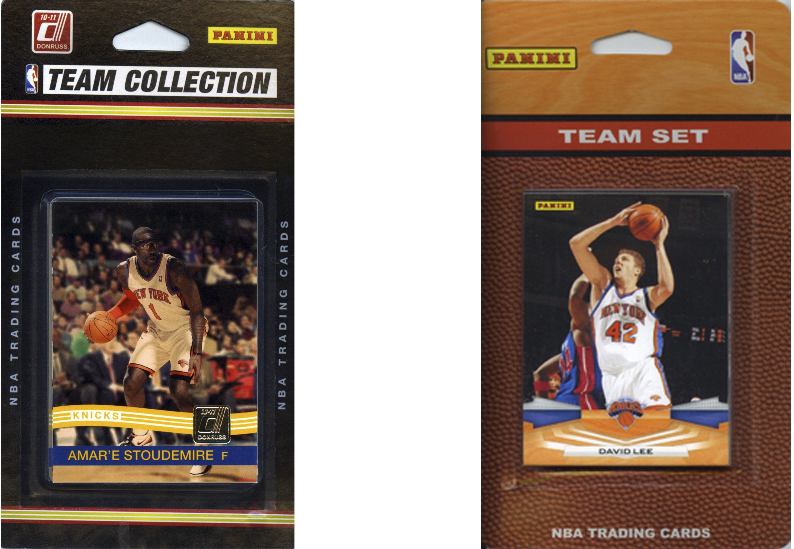 NBA New York Knicks 2 Different Licensed Trading Card Team Sets
