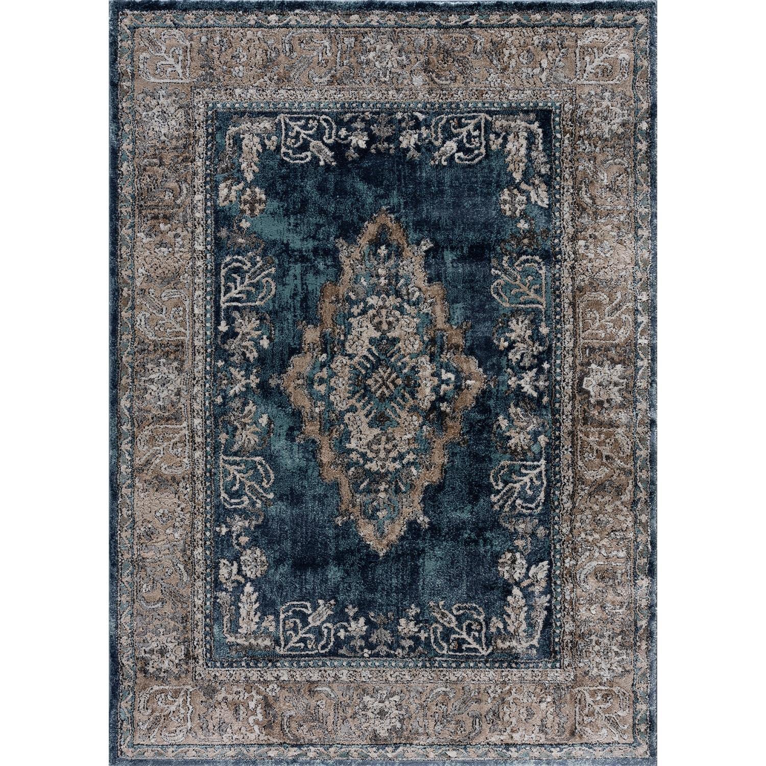 United Weavers Portsmouth Home Sky Blue Accent Rug 110 x 3”