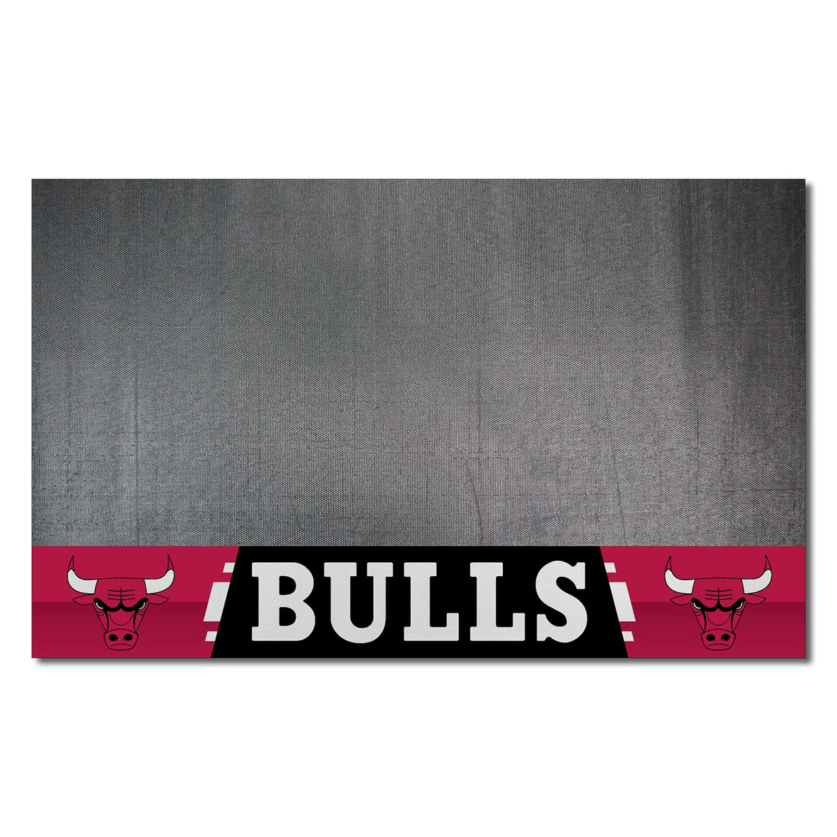 Fanmats 14199 Chicago Bulls Vinyl Grill Mat - 26In. X 42In. - Deck Patio Protective Mat | Oil, Flame, And Uv Resistant