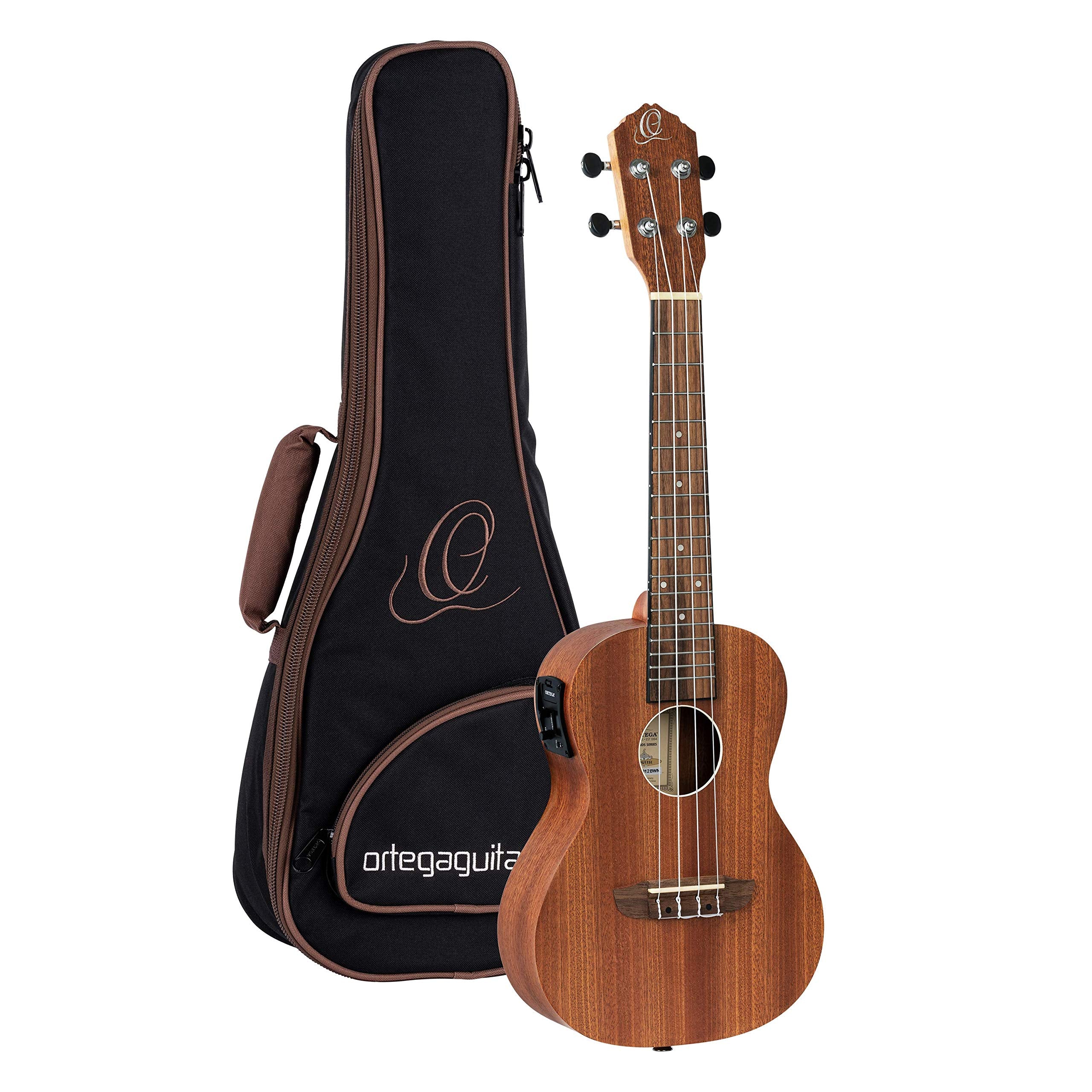 Timber Series Concert Acoustic-Electric Ukulele with Bag