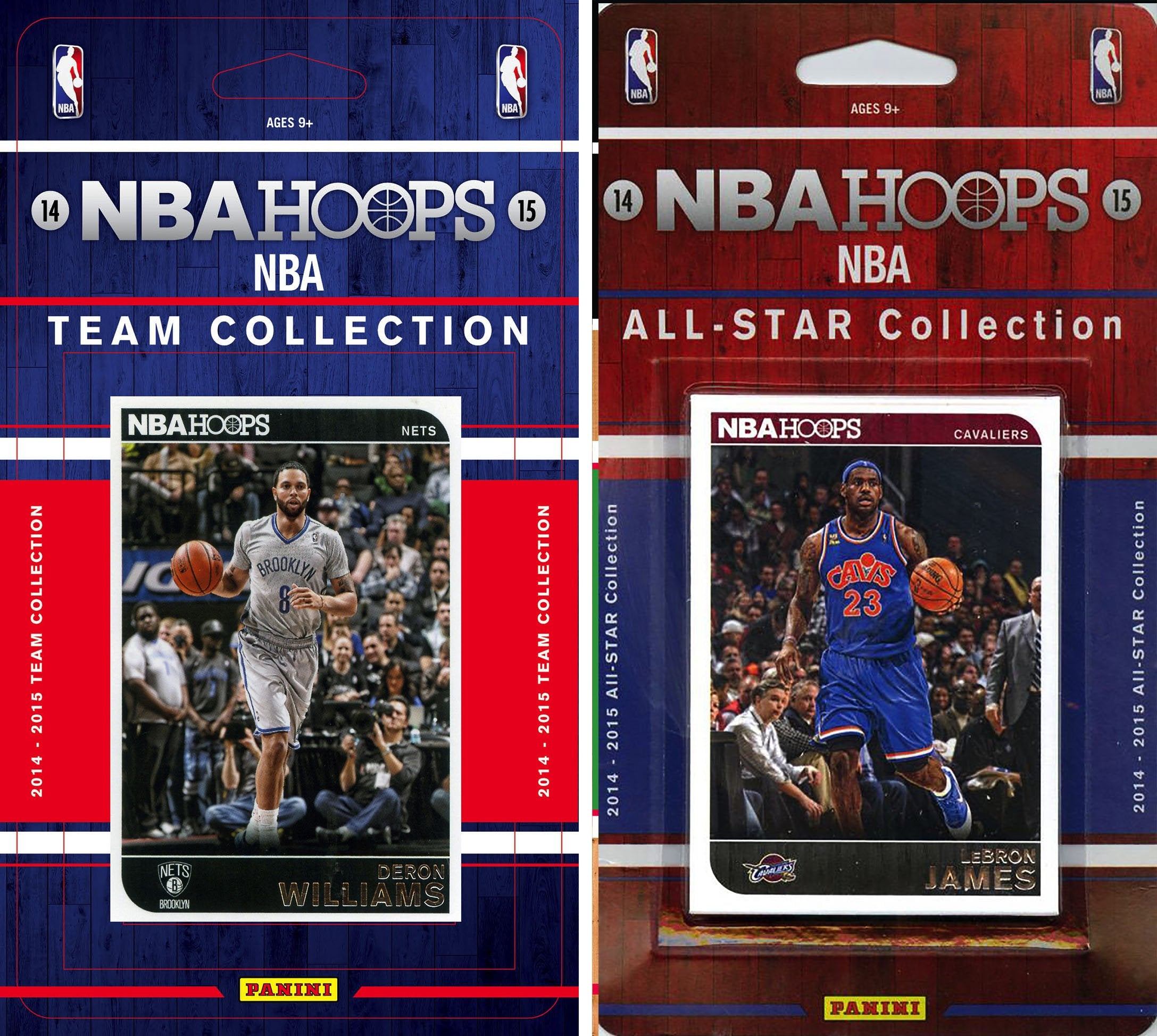NBA Brooklyn Nets Licensed 2014-15 Hoops Team Set Plus 2014-15 Hoops All-Star Set