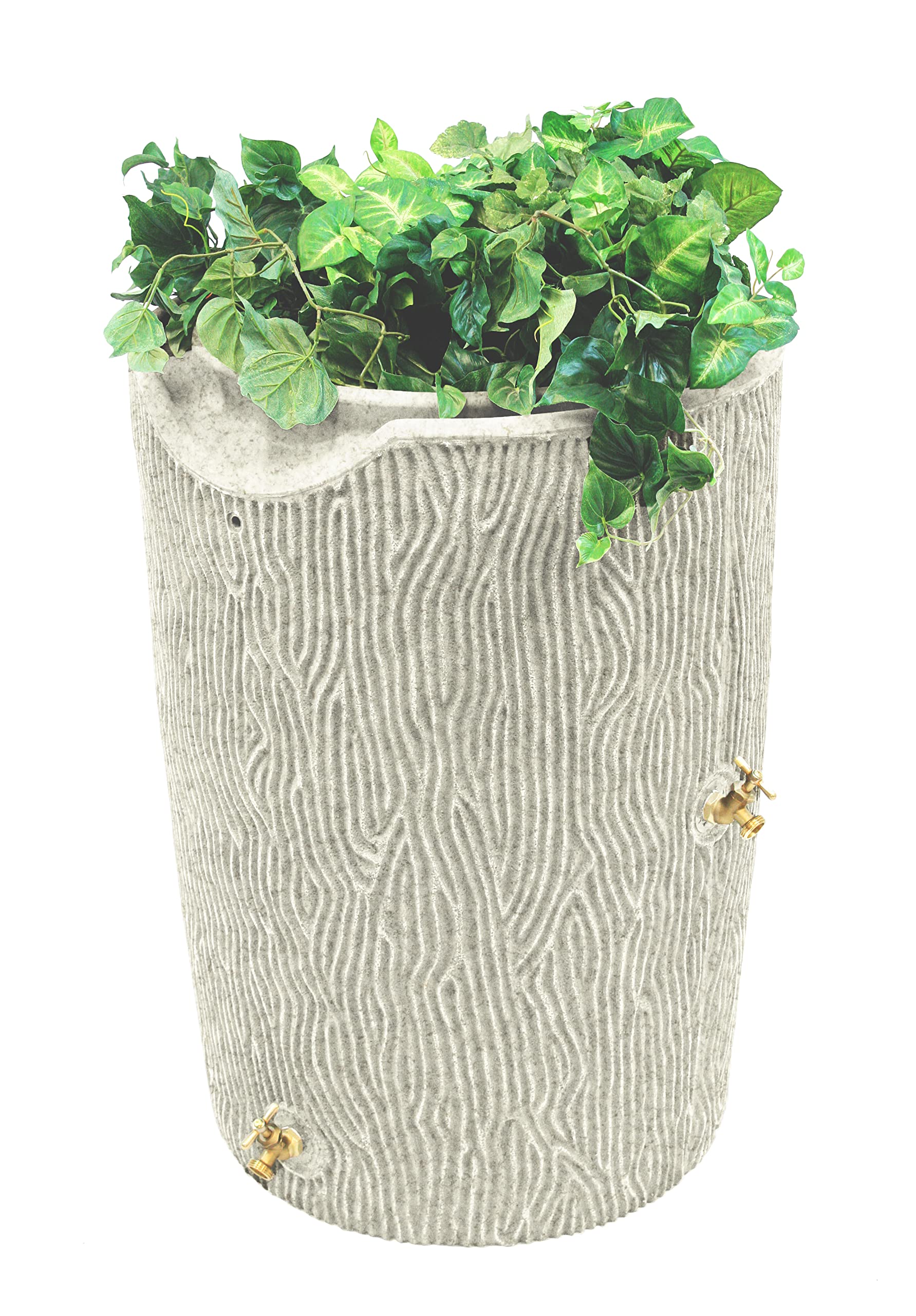 Impressions Bark 50 Gallon Rain Saver - Sandstone