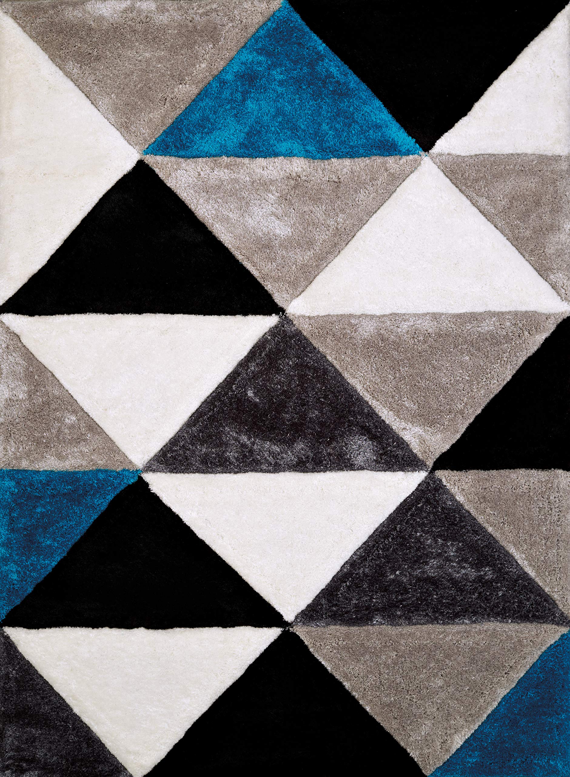 United Weavers Finesse Opulent Aqua Area Rug  53 X 72