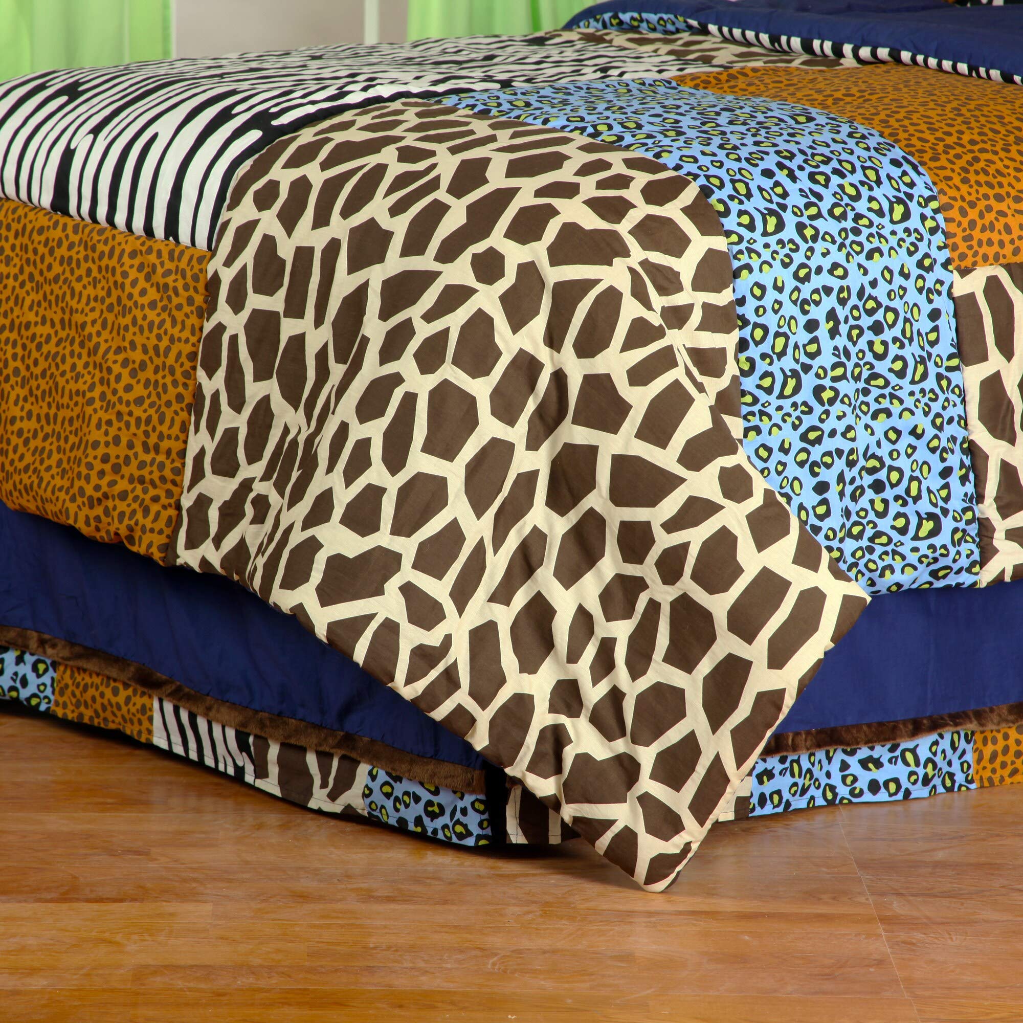 Jazzie Jungle Boy - Twin Bed Skirt