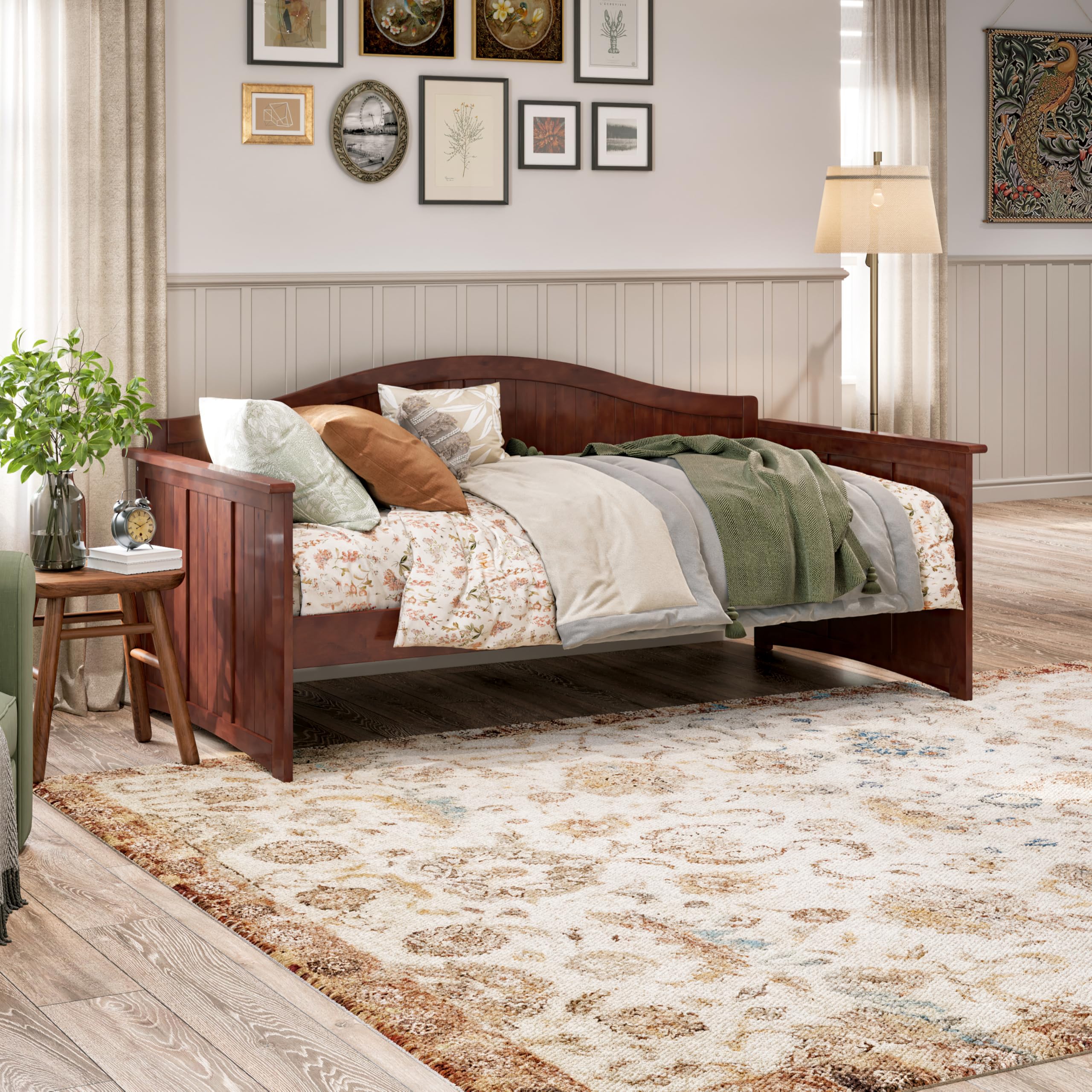 AFI Nantucket Twin Wood Daybed in Walnut